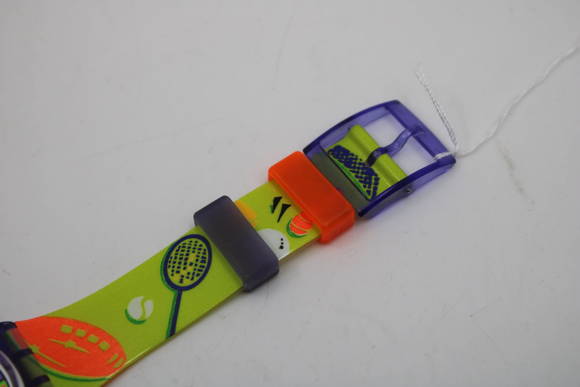 1994 NEW OLD STOCK Vintage Gents Swatch 'Cheerleader' GV107, Never Worn, working 100% with original strap