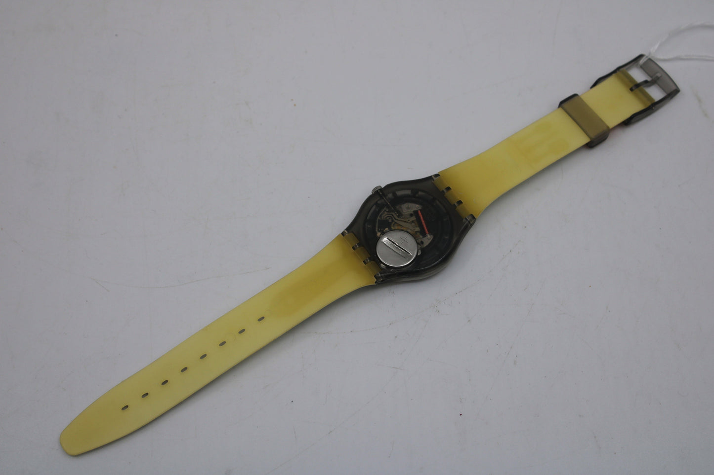 1995 Vintage Gents Swatch 'Sunny Side Up' GM135, NEW OLD STOCK, Never Used condition, working 100%, with the original strap