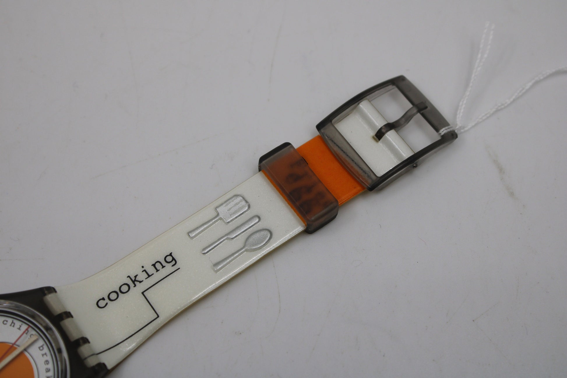 1995 Vintage Gents Swatch 'Sunny Side Up' GM135, NEW OLD STOCK, Never Used condition, working 100%, with the original strap