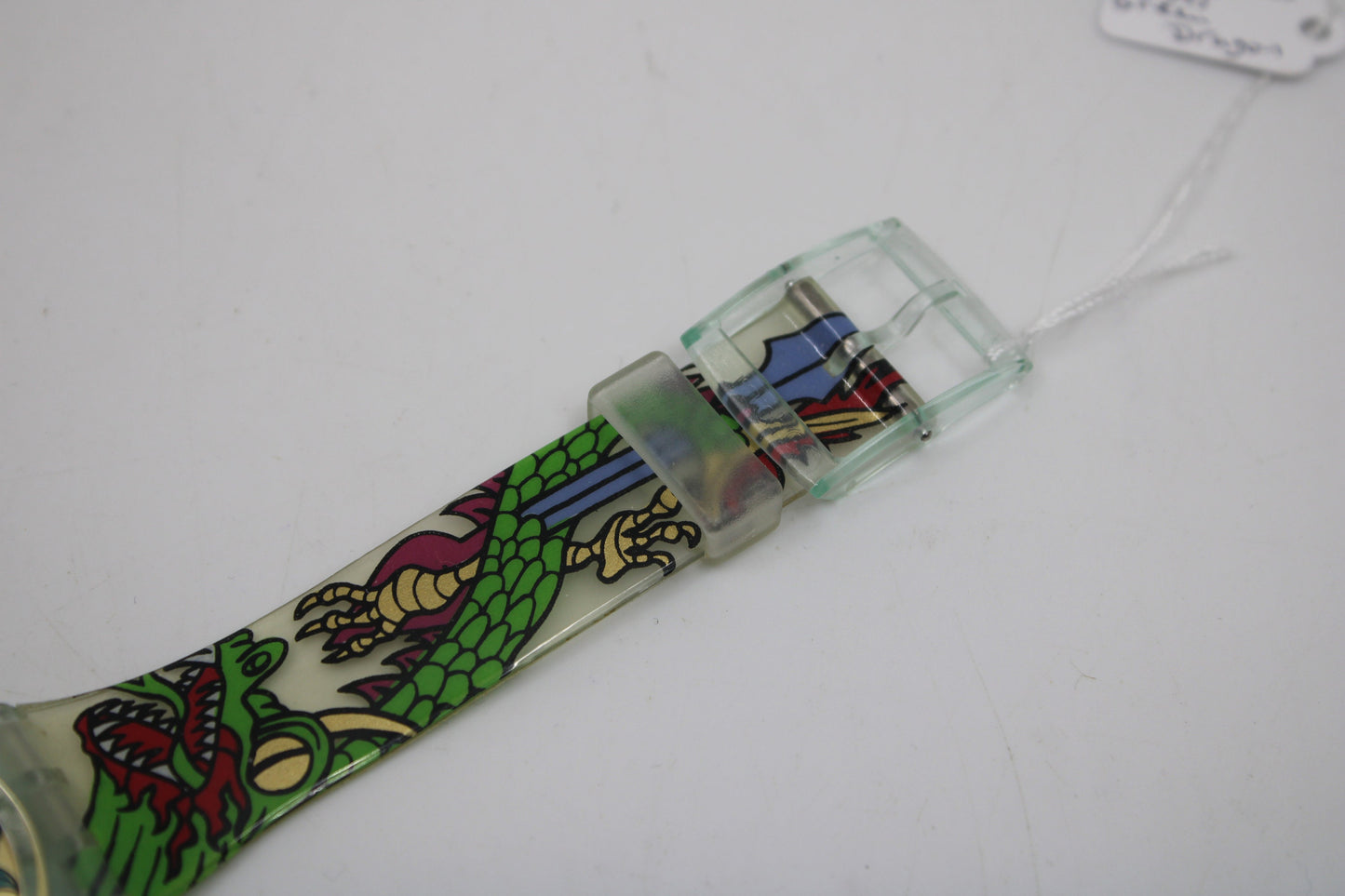 1995, Vintage Gents Swatch, 'Green Dragon', GG135, NO box, in a NEW Old STOCK, Unused Condition, 100% working
