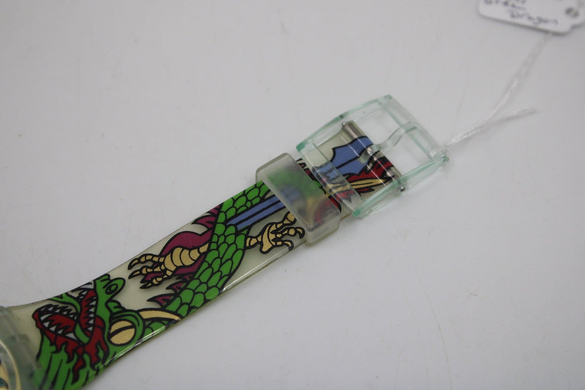 1995, Vintage Gents Swatch, 'Green Dragon', GG135, NO box, in a NEW Old STOCK, Unused Condition, 100% working