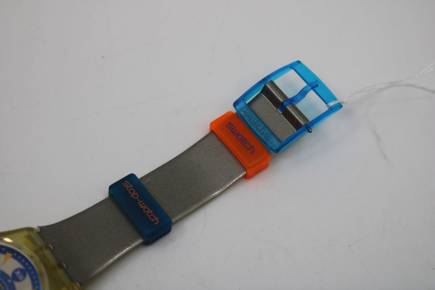 1993 Vintage Gents Stop Swatch 'Metal Flash' SSK104, NEW OLD STOCK, Never Worn, working 100%, Original Strap