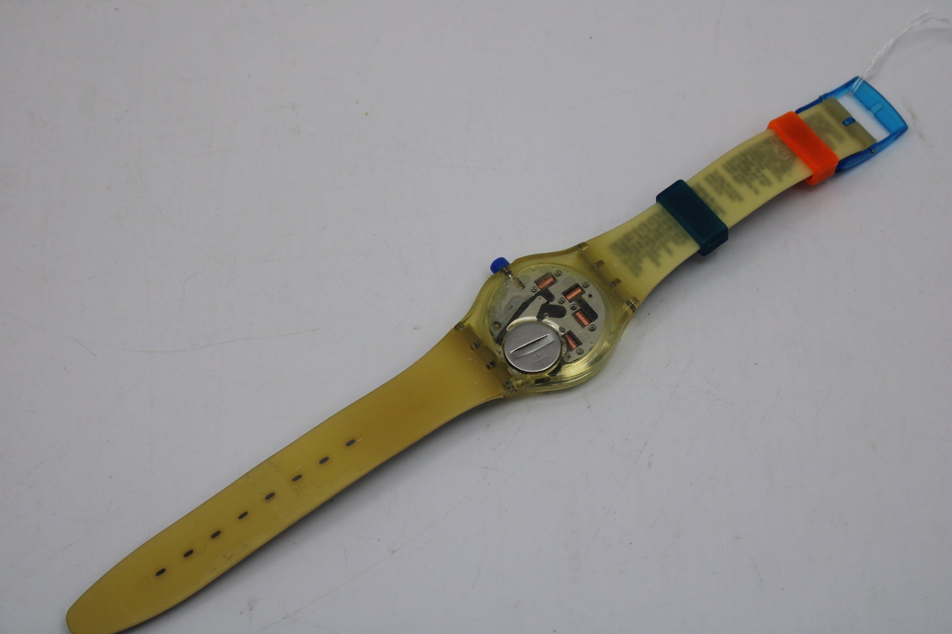 1993 Vintage Gents Stop Swatch 'Metal Flash' SSK104, NEW OLD STOCK, Never Worn, working 100%, Original Strap