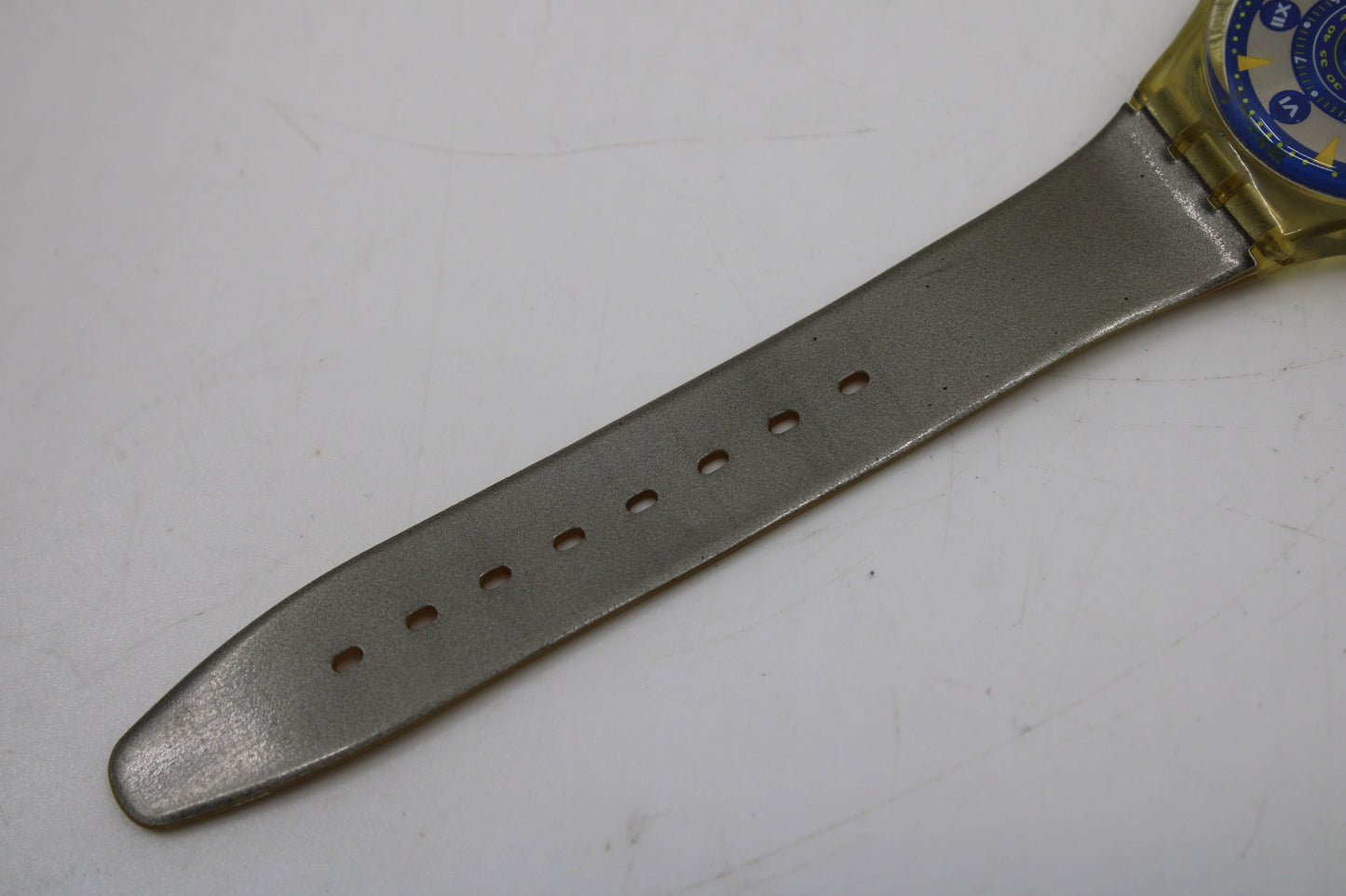 1993 Vintage Gents Stop Swatch 'Metal Flash' SSK104, NEW OLD STOCK, Never Worn, working 100%, Original Strap