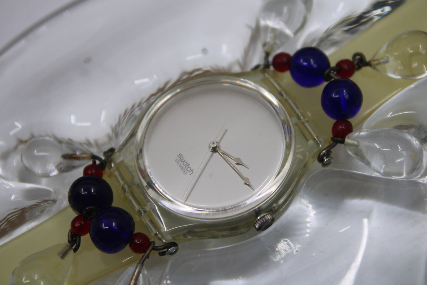 2000 Vintage Swatch Christmas Special 'Chandelier', GZ125, working 100%, NEW OLD STOCK