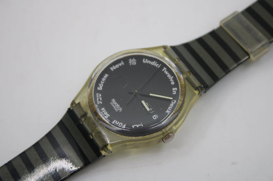 Swatch, Gents, 1992, 'Gutenberg', GK703, in a nice, used condition, working perfectly!