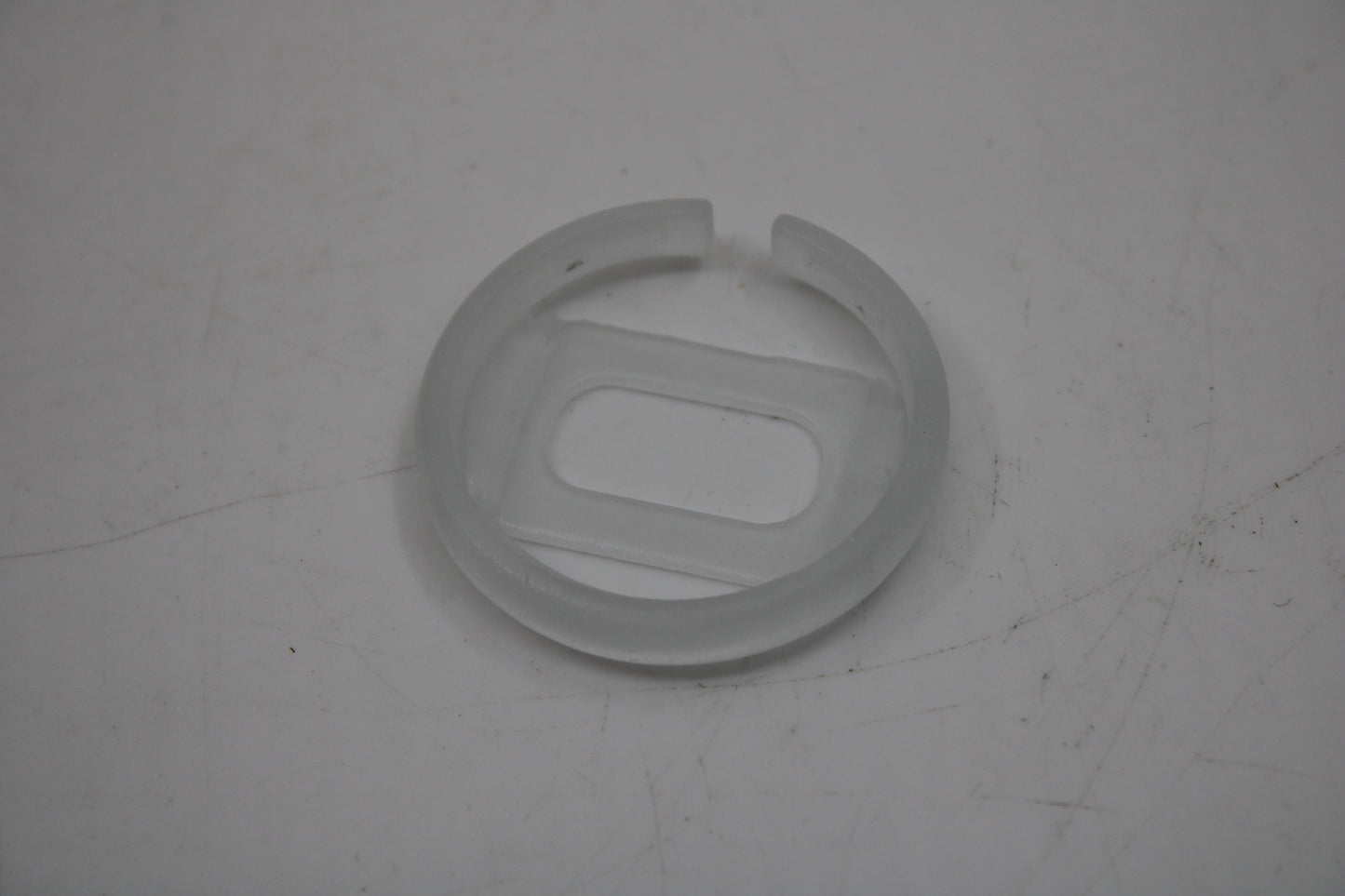 3D Printed Version Pop Swatch Midi Size Ring, Brand New, Matt Translucent