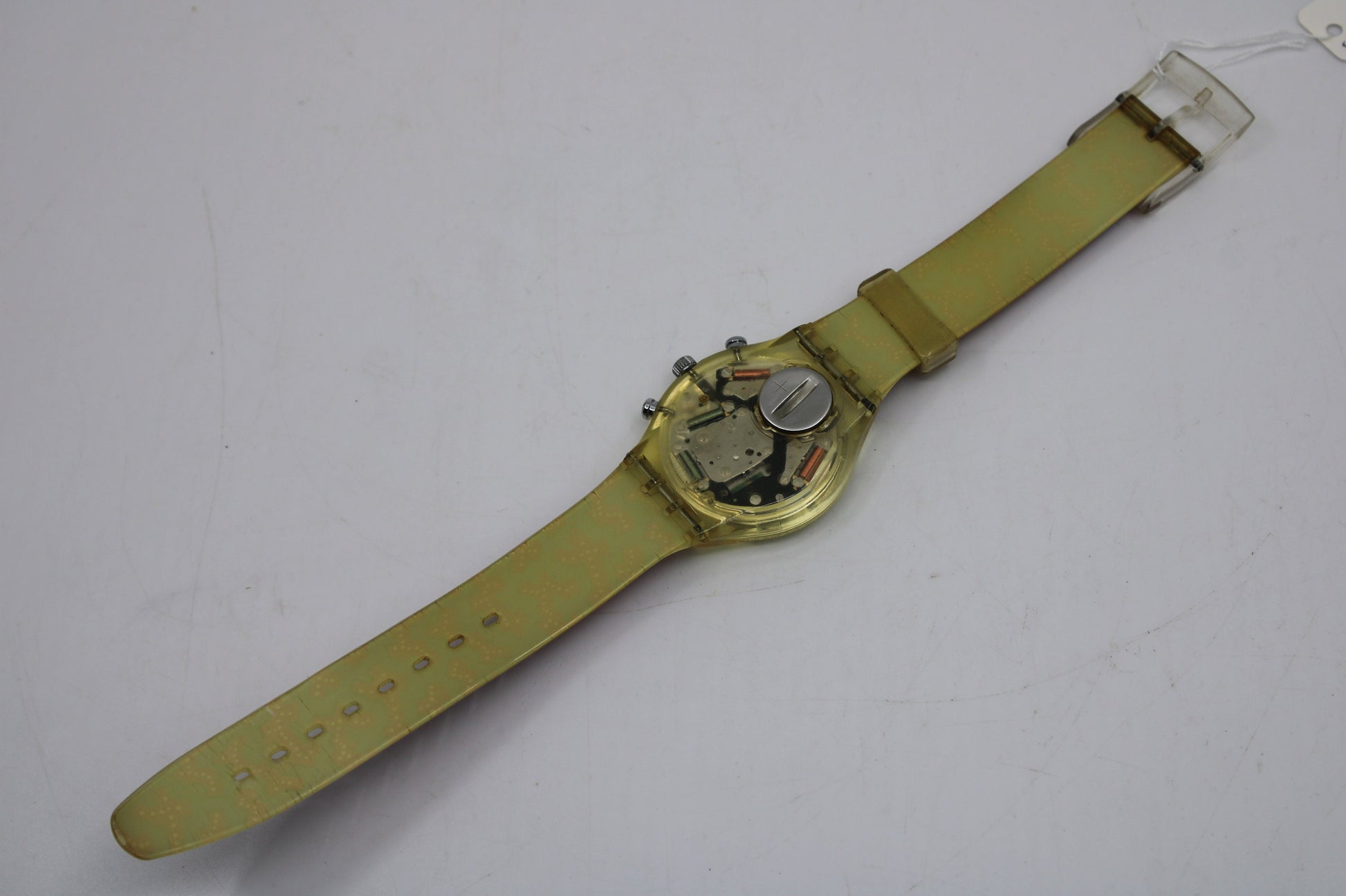 1993 'Wild Card' vintage Gents Chrono Swatch SCK100, Good, Used Condition, with the original strap