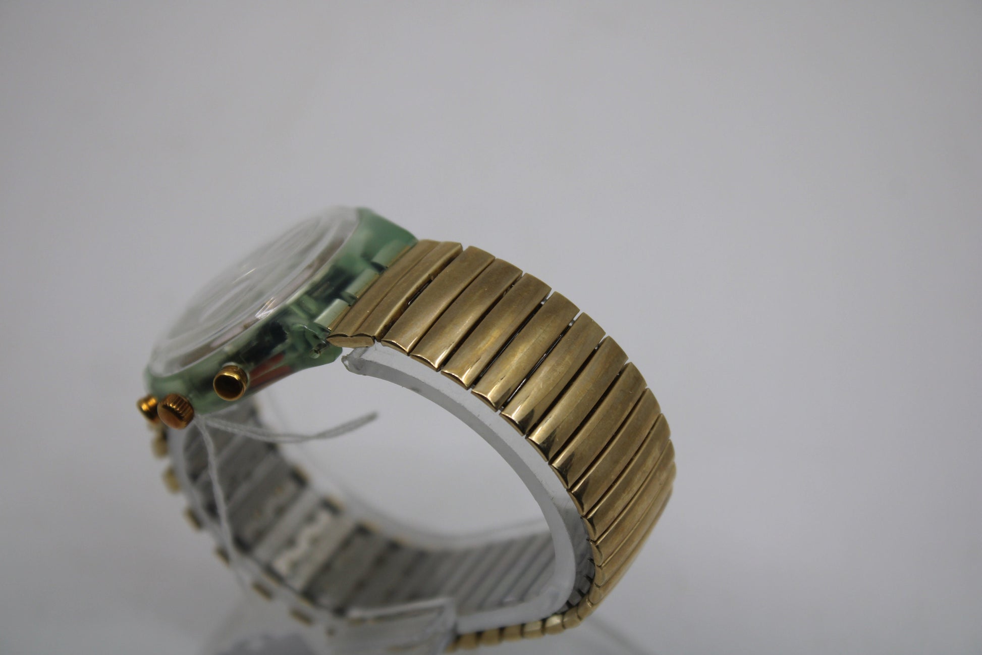 1993 'Golden Globe' vintage Gents Chrono Swatch SCG100/101, Near Mint Condition, working 100%