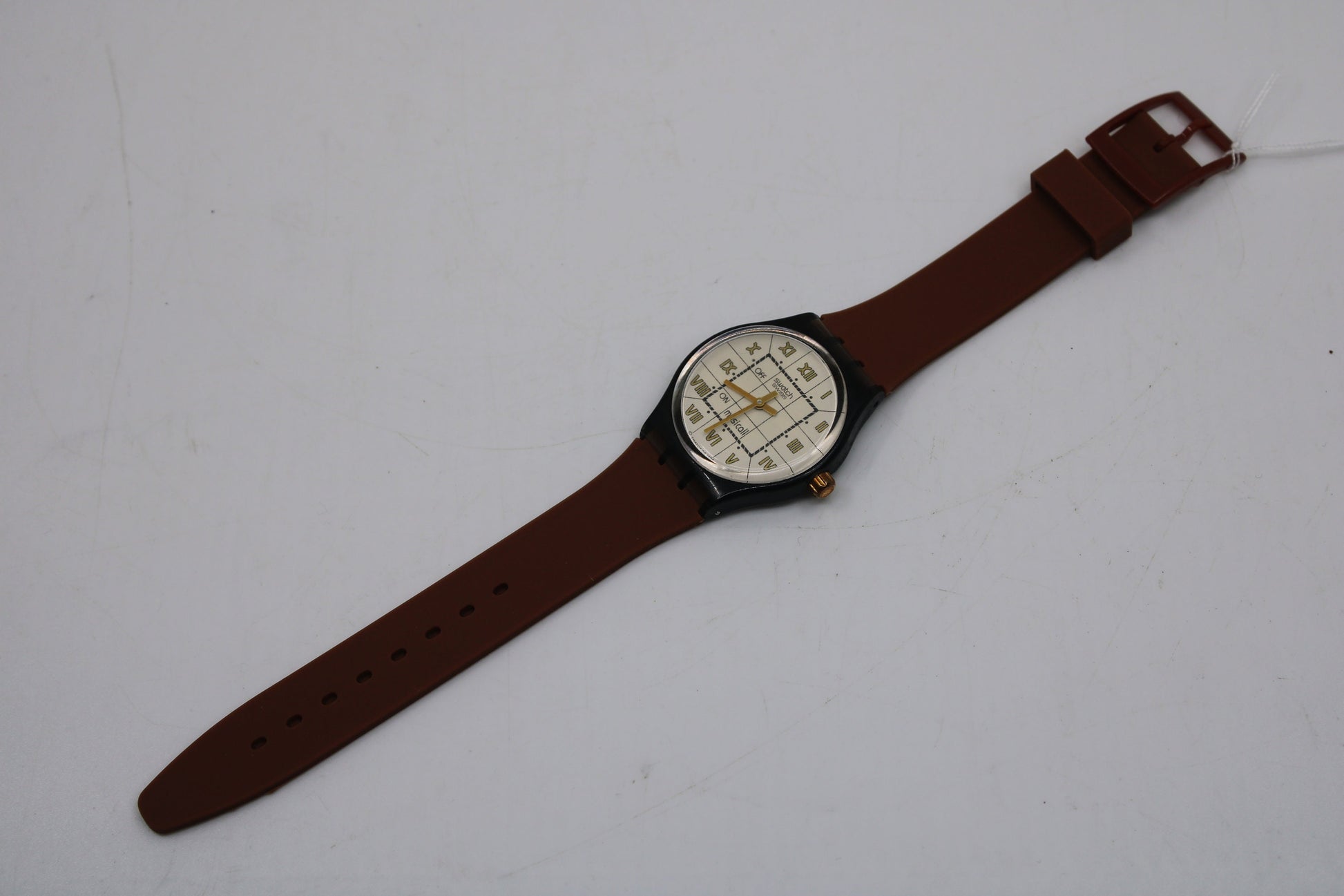 1995 'Ovation' , vintage gents Musicall Swatch SLM103, Very Nice Condition, working 100%