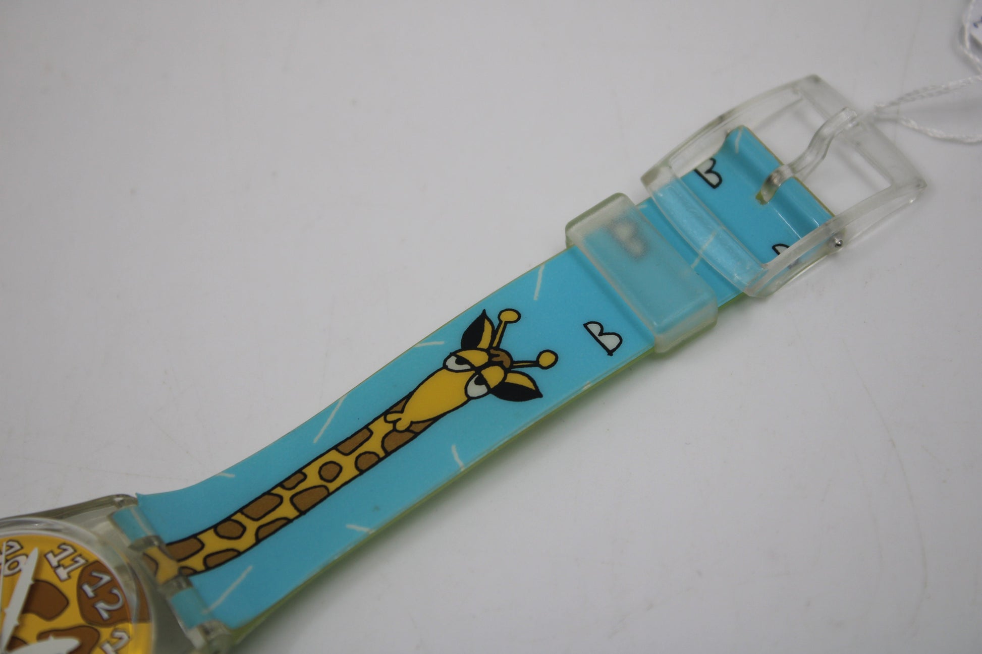 2003, Vintage Gents Swatch, 'Stretchy', GE119, NO box, Very Good, Nice, Used Condition, working 100%