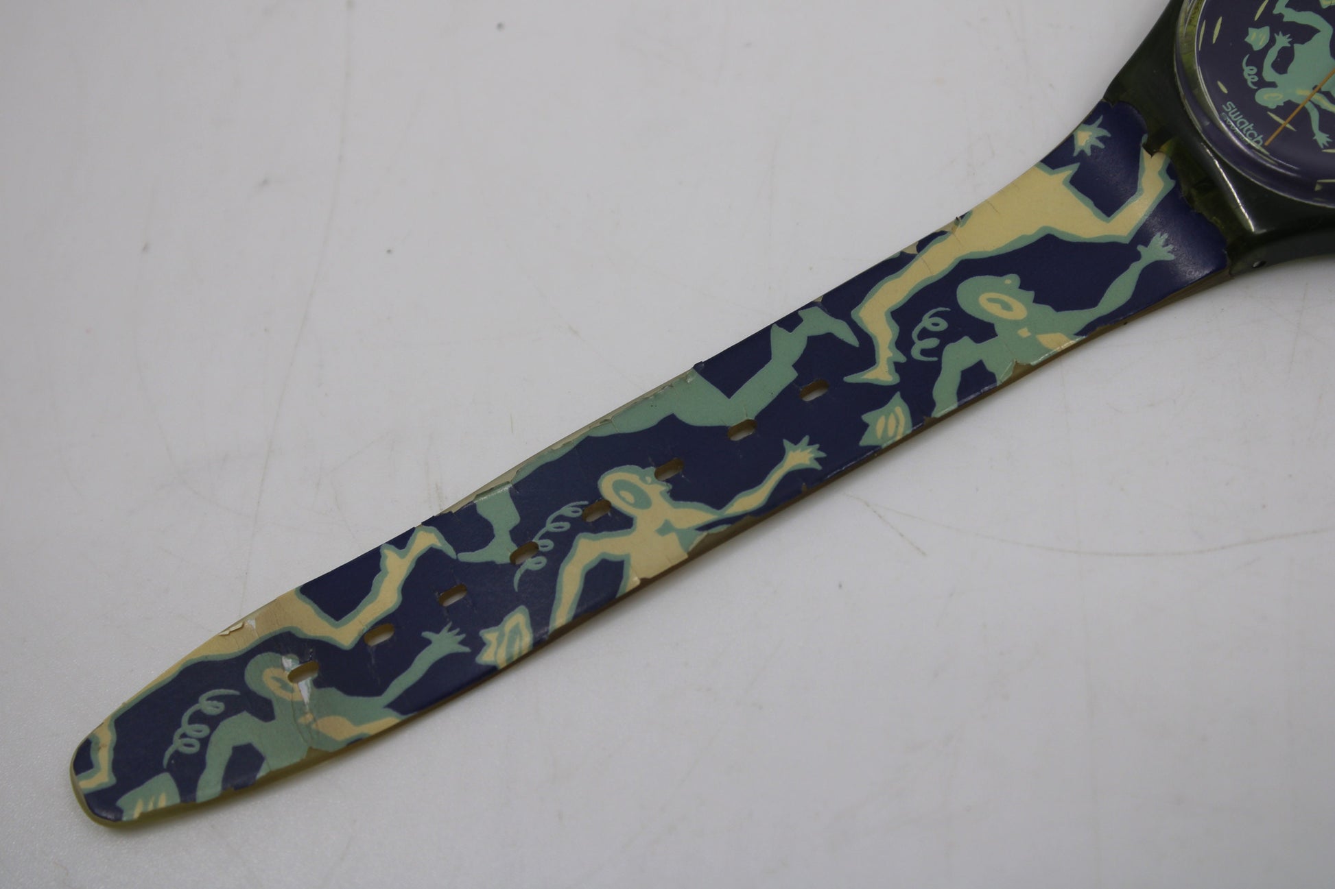 1991 Vintage Gents Swatch 'Crash!!!' GG111, Nice, Used condition, working 100% with original strap