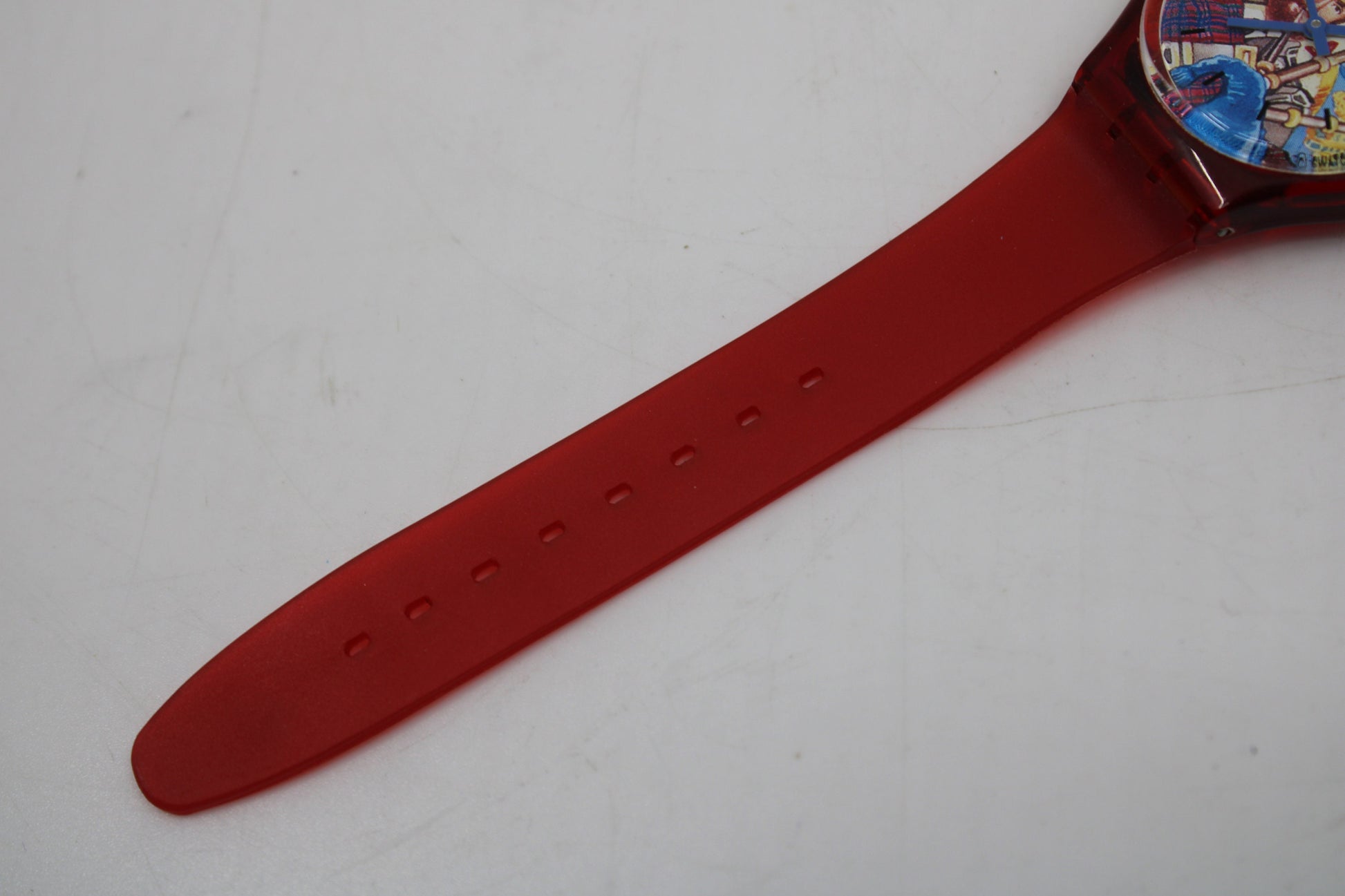 1995 Vintage Musicall Gents Swatch 'Dudelsack' SLR101, in MINT condition, clock working 100%, non-original strap