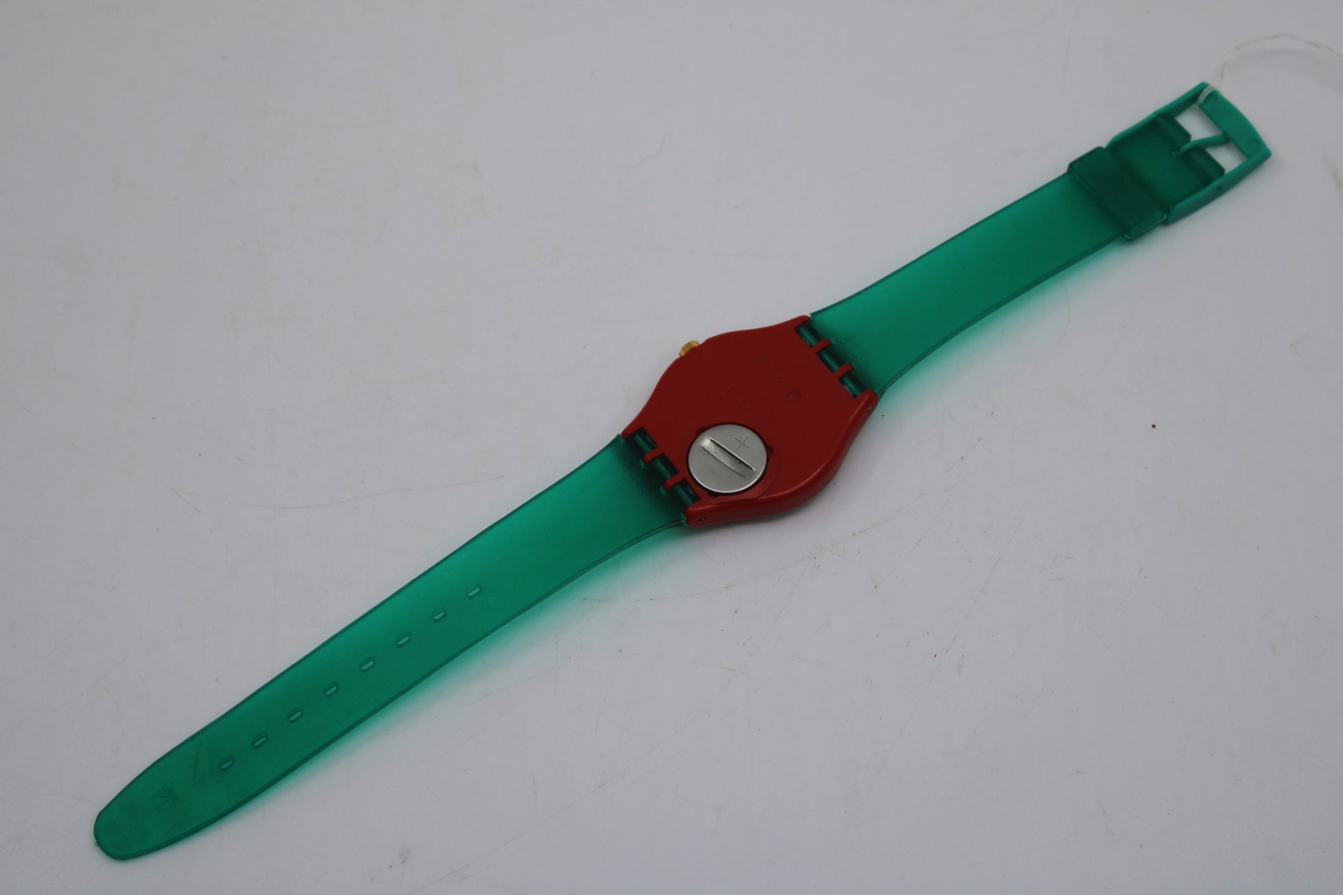 1993, Vintage Gents Swatch, 'Collage Dore', GR116, VERY nice condition, 100% working BRAND NEW strap
