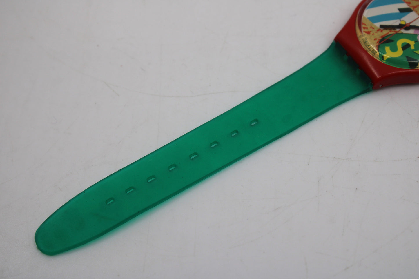 1993, Vintage Gents Swatch, 'Collage Dore', GR116, VERY nice condition, 100% working BRAND NEW strap