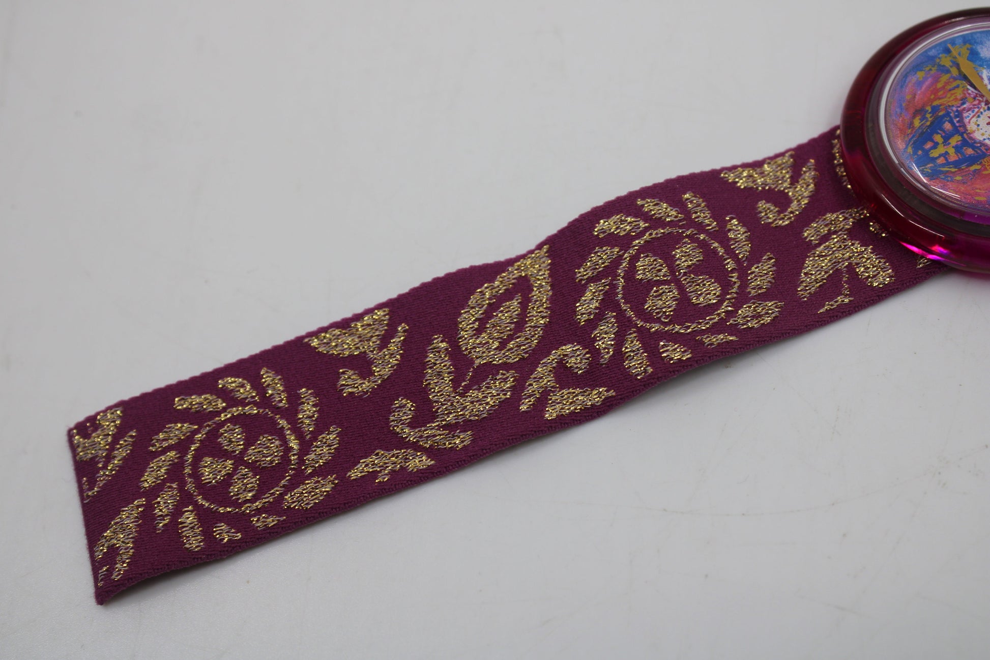 Swatch, PopSwatch, 1994, 'Percy's Love', PWK201, nice used condition, original ring and strap