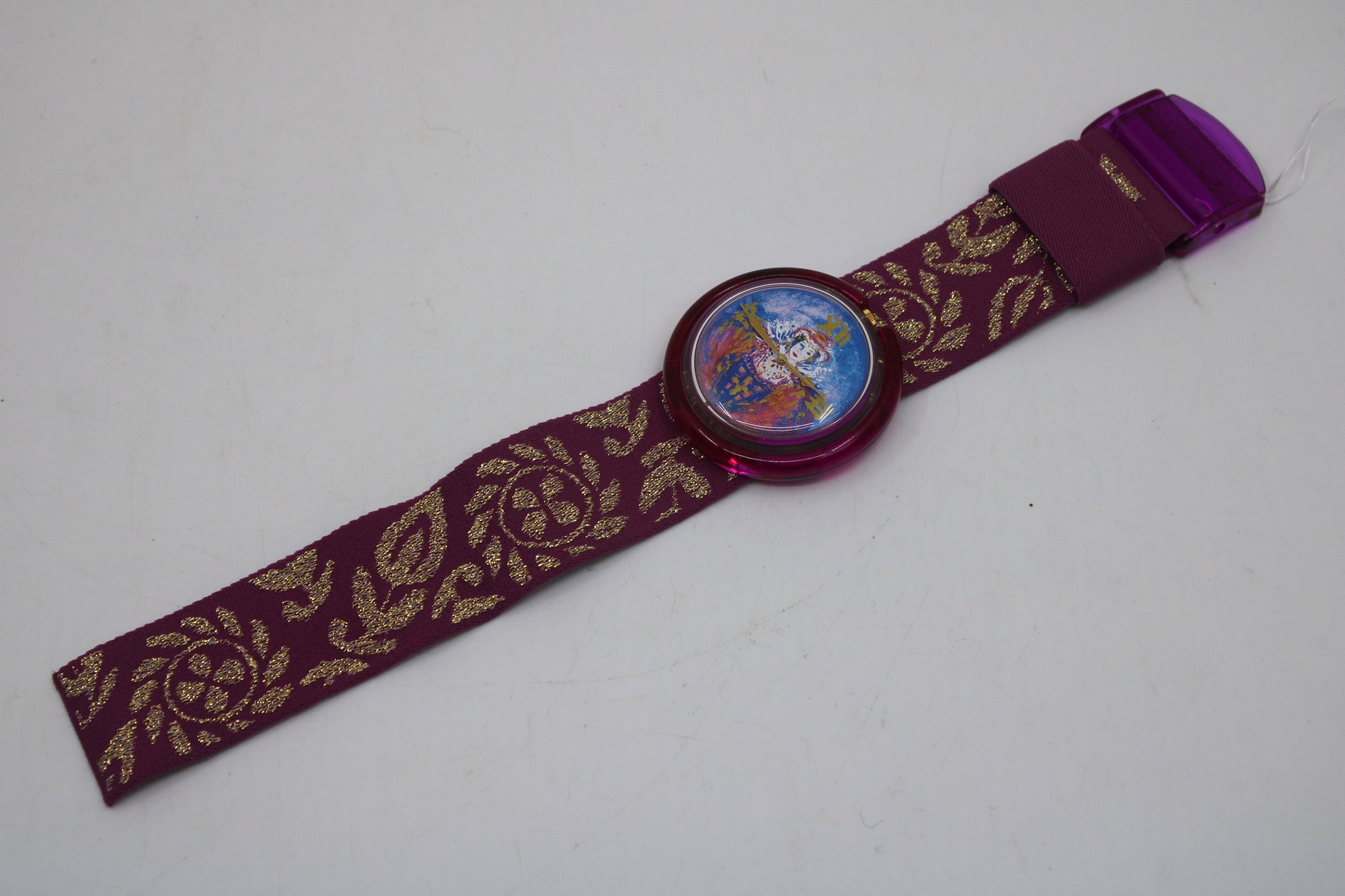 Swatch, PopSwatch, 1994, 'Percy's Love', PWK201, nice used condition, original ring and strap