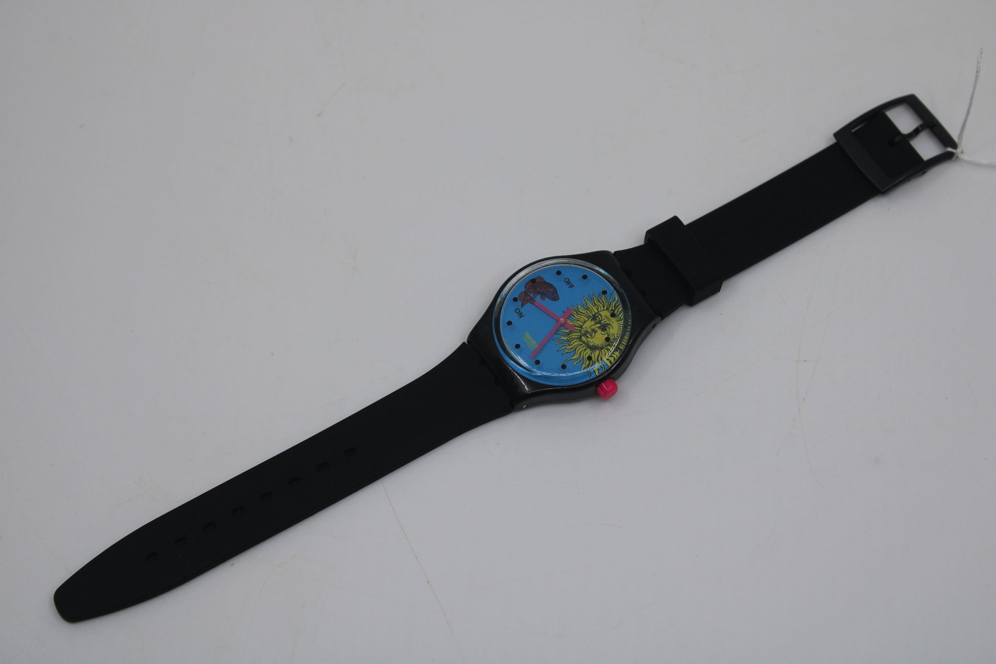 1993 Vintage Musicall Swatch 'Europe in Concert' SLB101, Jean Michel Jarre, NICE, used condition, working 100% with non-original strap
