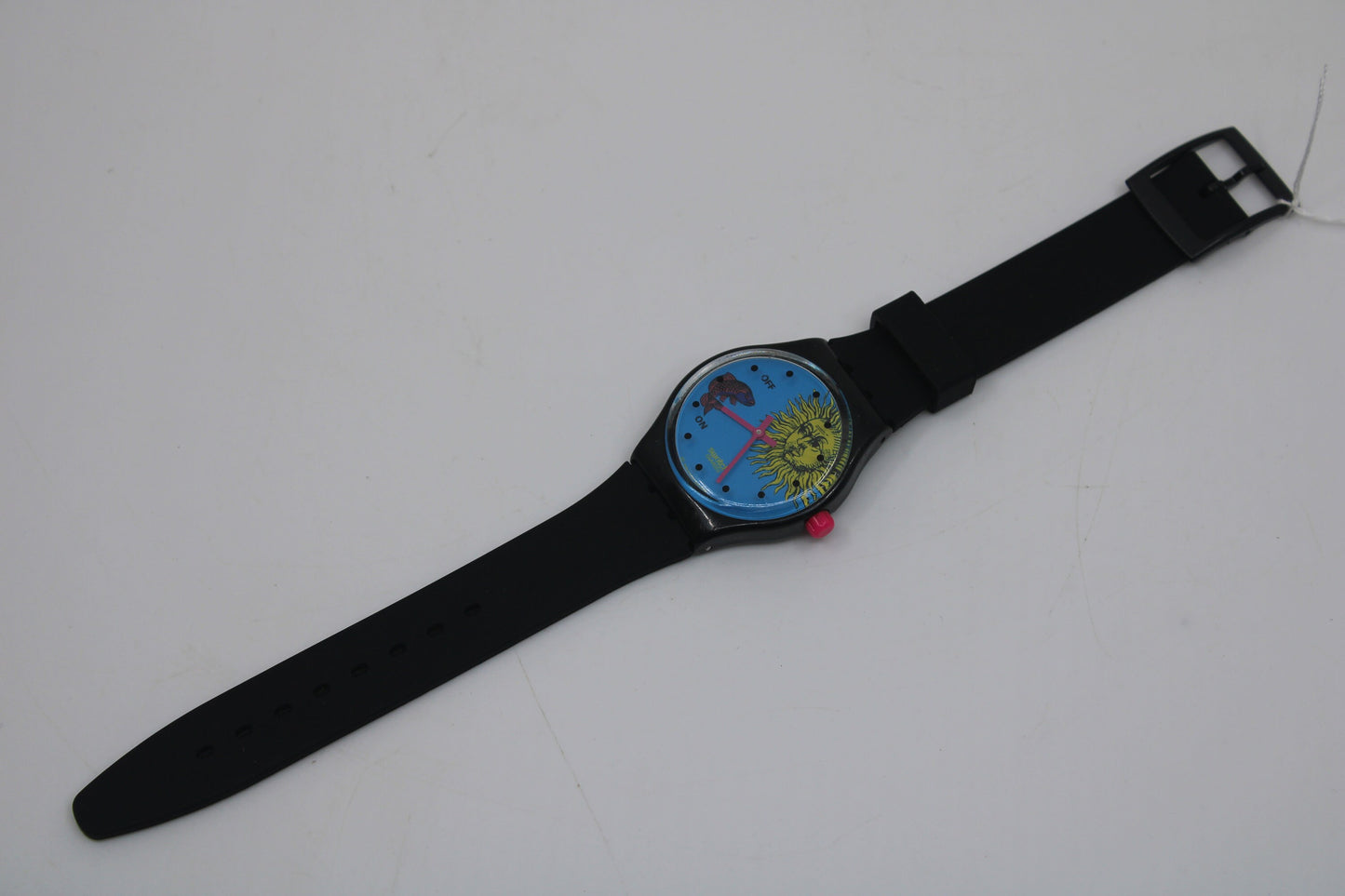 1993 Vintage Musicall Swatch 'Europe in Concert' SLB101, Jean Michel Jarre, NICE, used condition, working 100% with non-original strap