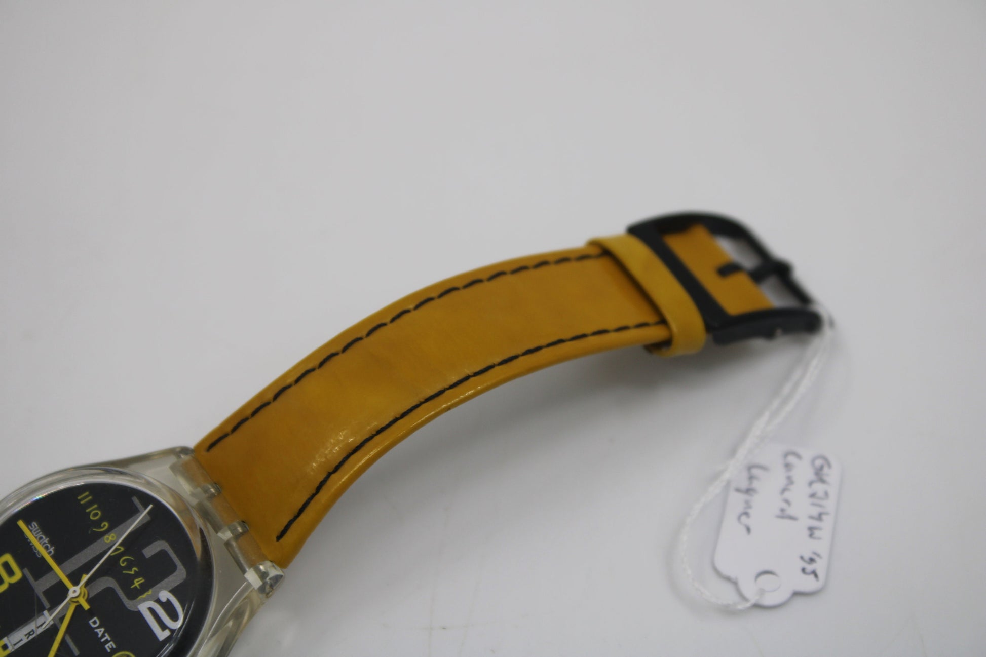1995, Vintage Gents Swatch, 'Canard Laquer', GK714, NO box, Good Condition, working 100%, Original Strap