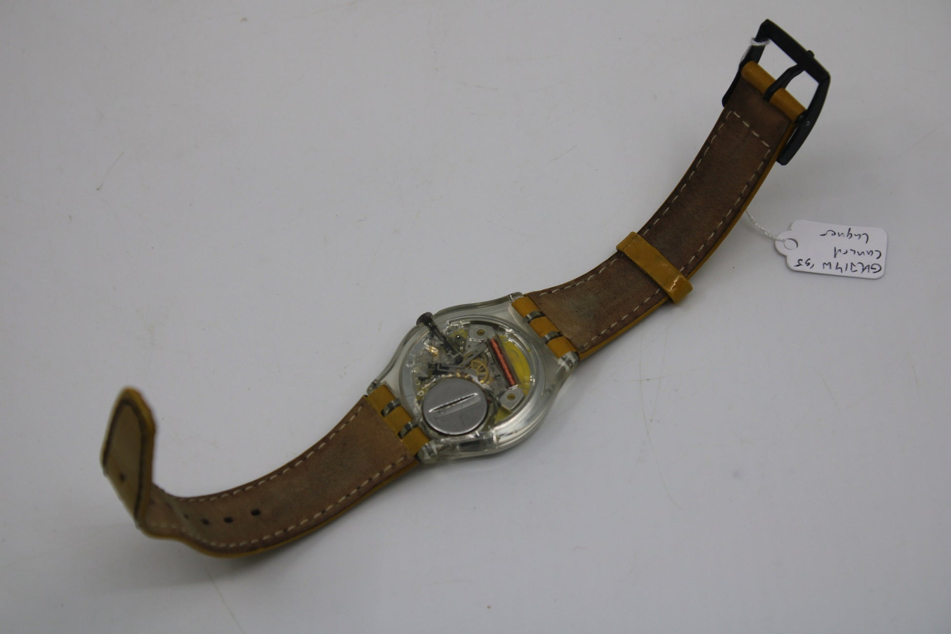 1995, Vintage Gents Swatch, 'Canard Laquer', GK714, NO box, Good Condition, working 100%, Original Strap