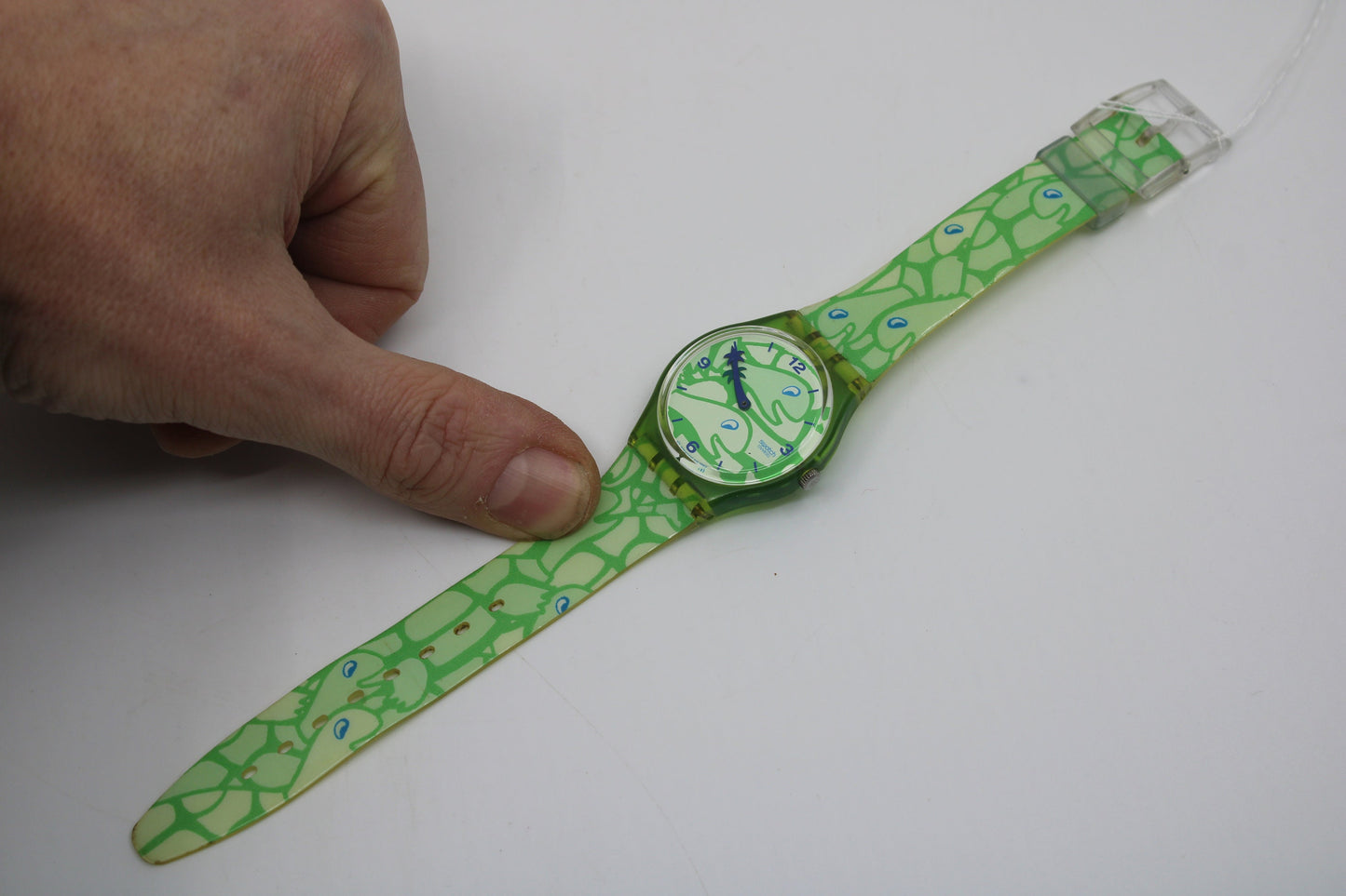 1998, Vintage Gents Swatch, 'Tortuga', GK714, NO box, Good Condition, working 100%, Original Strap