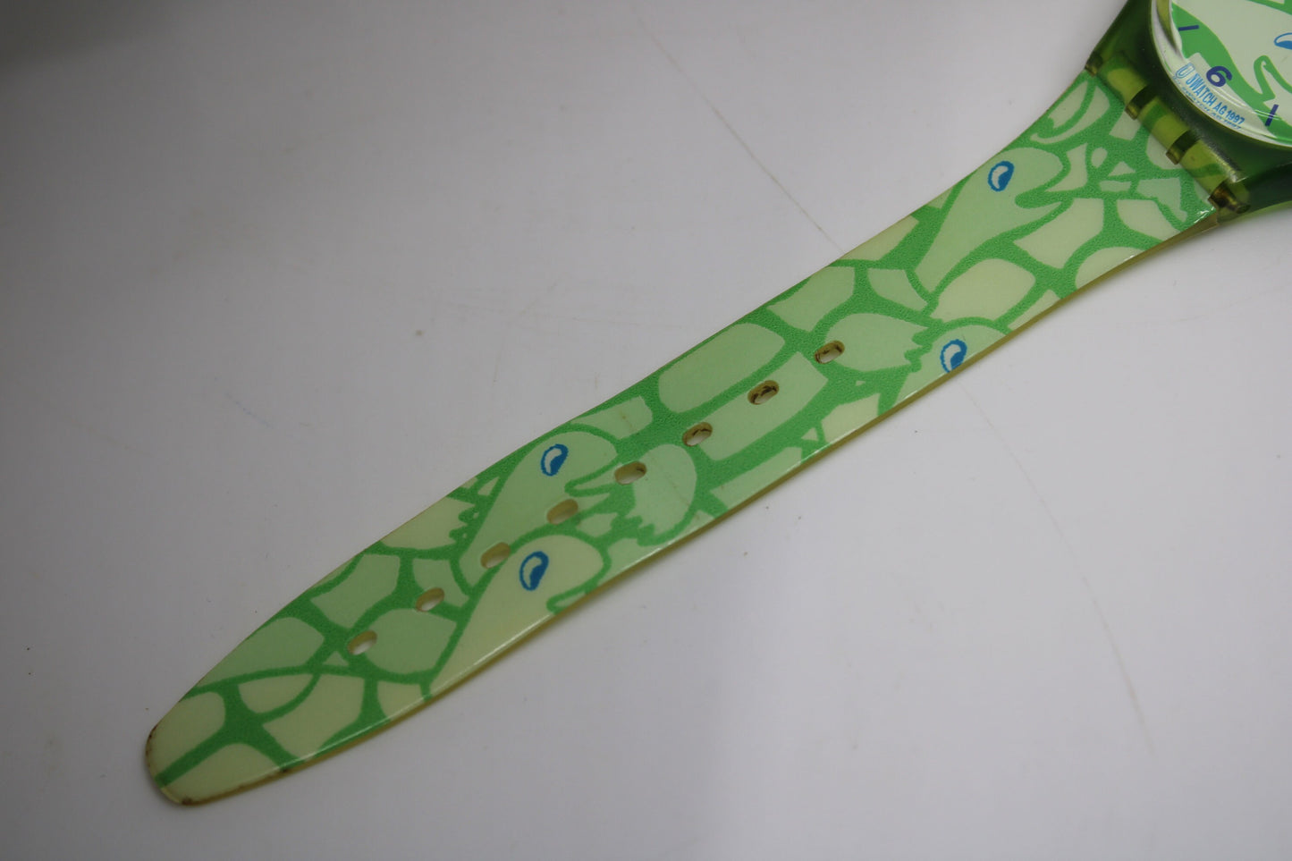 1998, Vintage Gents Swatch, 'Tortuga', GK714, NO box, Good Condition, working 100%, Original Strap