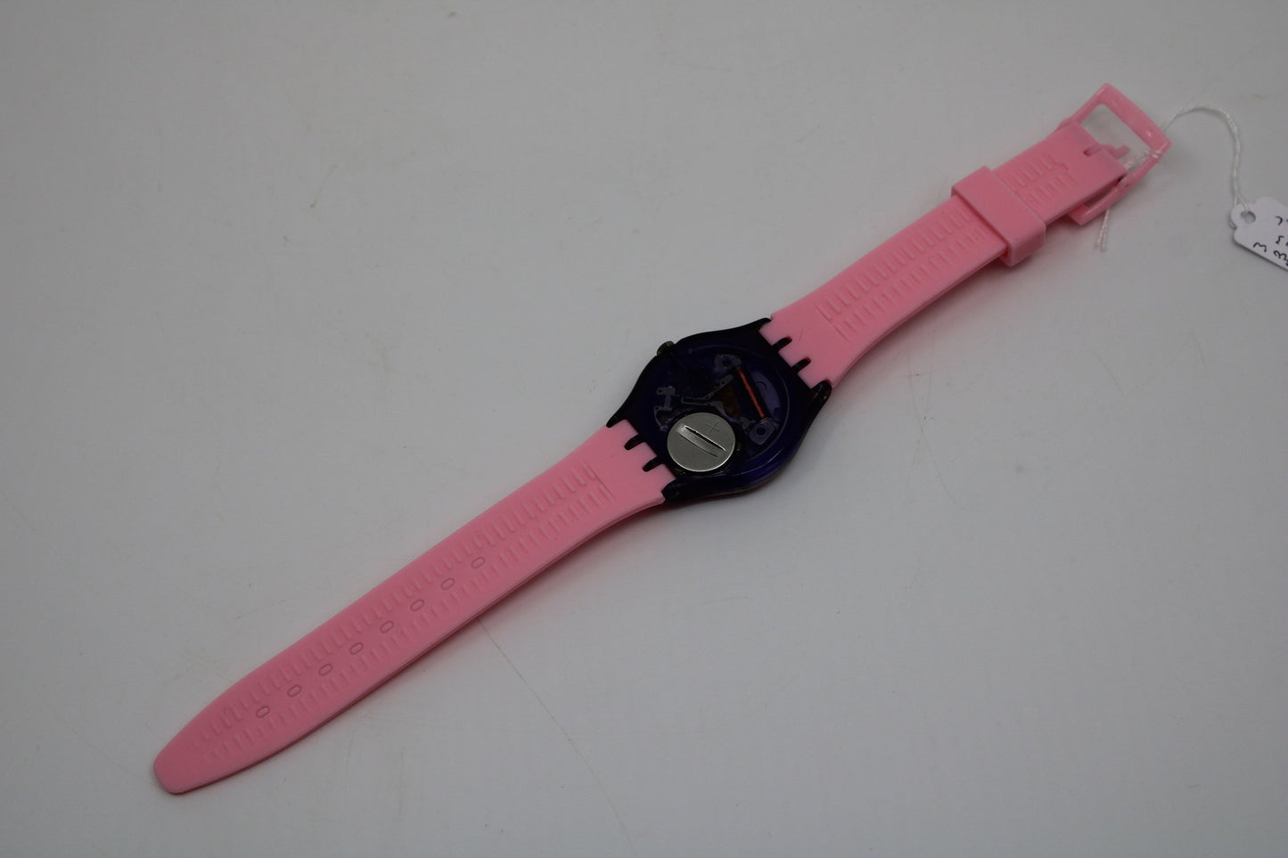 1993, Vintage Gents Swatch, 'Fluo Seal', GV700, NO box, Good Condition, working 100%, NON-Original Strap
