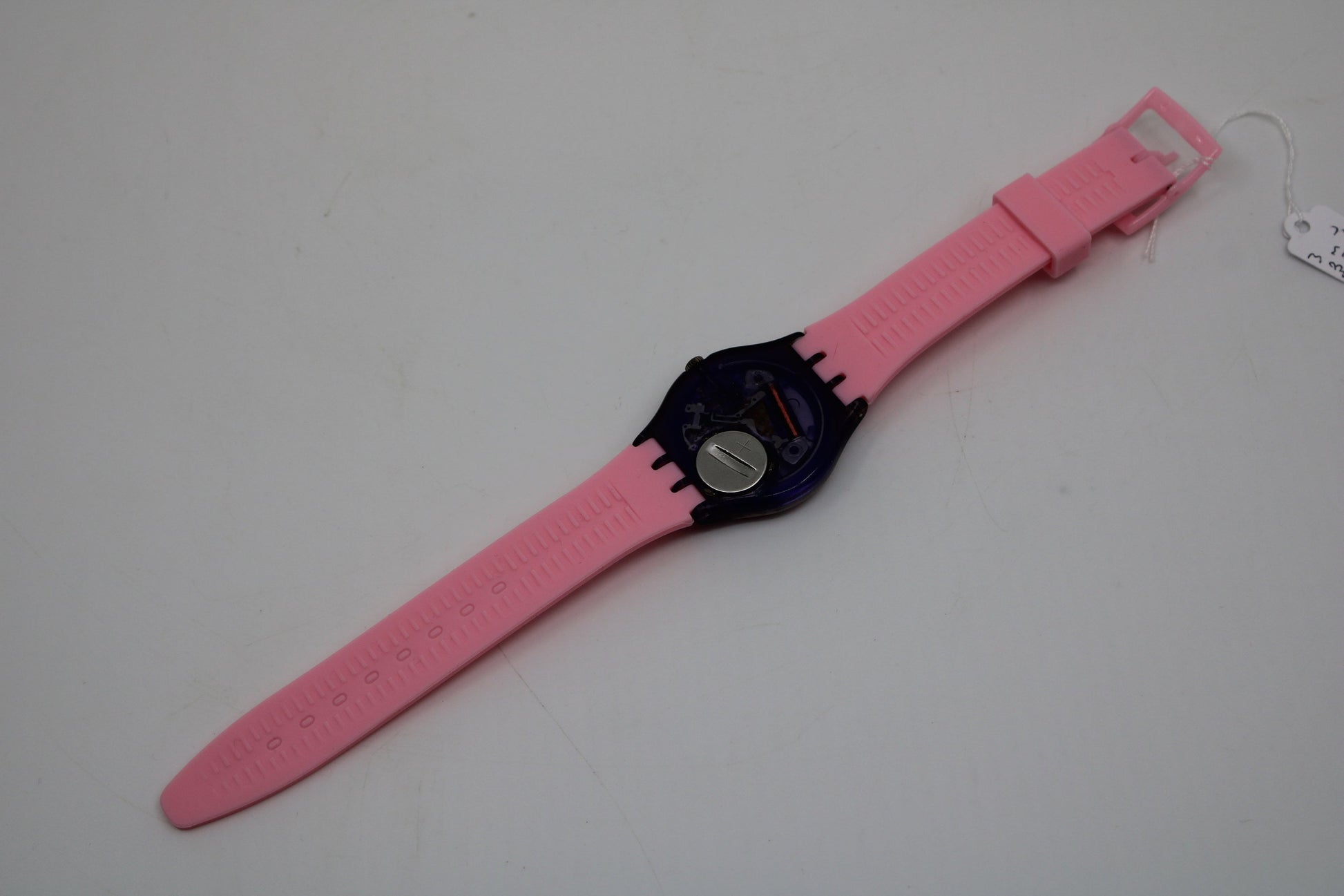 1993, Vintage Gents Swatch, 'Fluo Seal', GV700, NO box, Good Condition, working 100%, NON-Original Strap