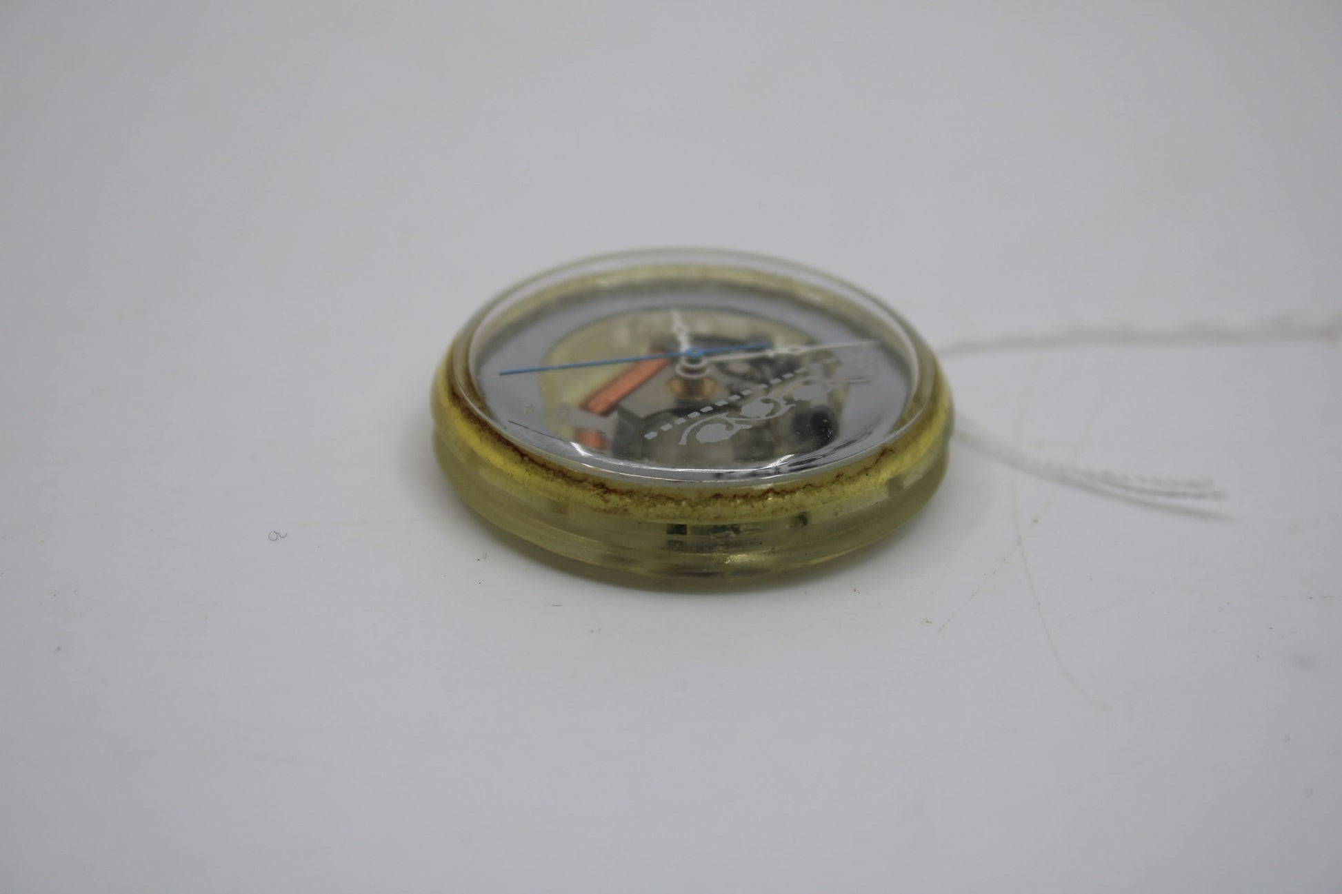 1998, Swatch, PopSwatch, 'Embroidery', PMK120, used, NO strap and NO ring, working 100%