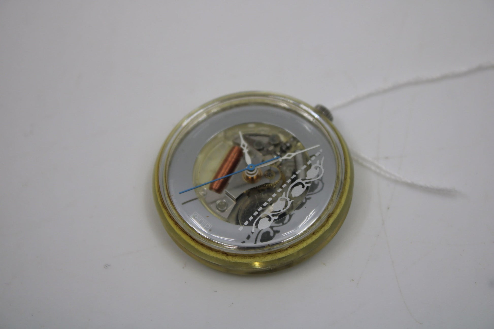 1998, Swatch, PopSwatch, 'Embroidery', PMK120, used, NO strap and NO ring, working 100%