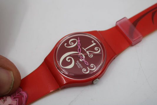 2004 Vintage Gents Swatch 'Surer Babe' GR148, in good, used and wearable condition, working 100% Original Strap