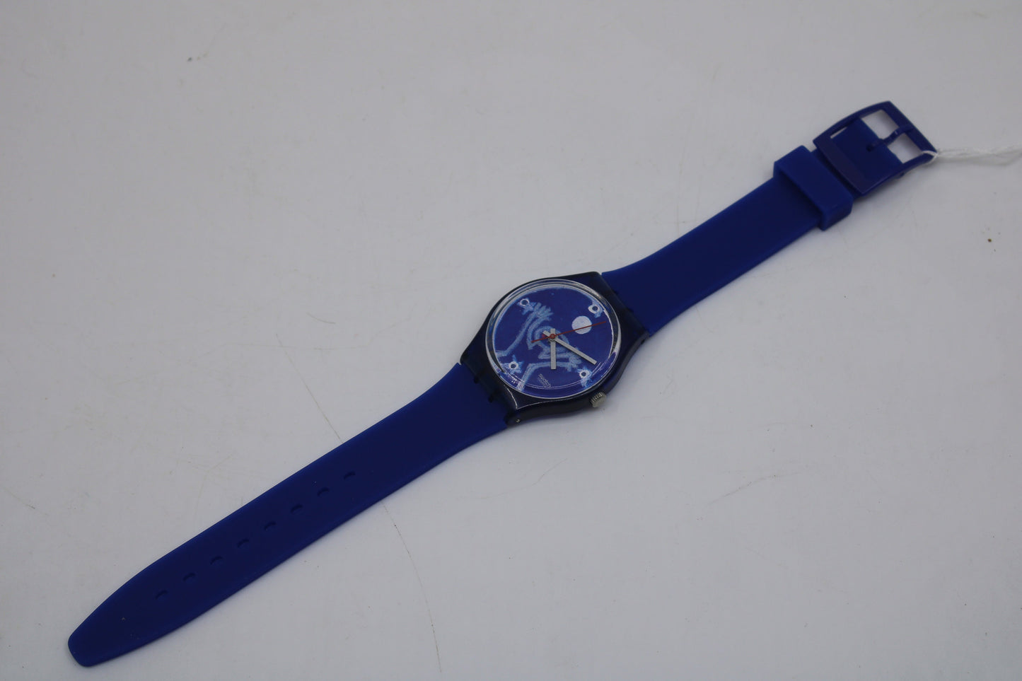 1997 Vintage Gents Swatch 'Moonchild' GN173, in good, used and wearable condition, working 100% NON-Original Strap