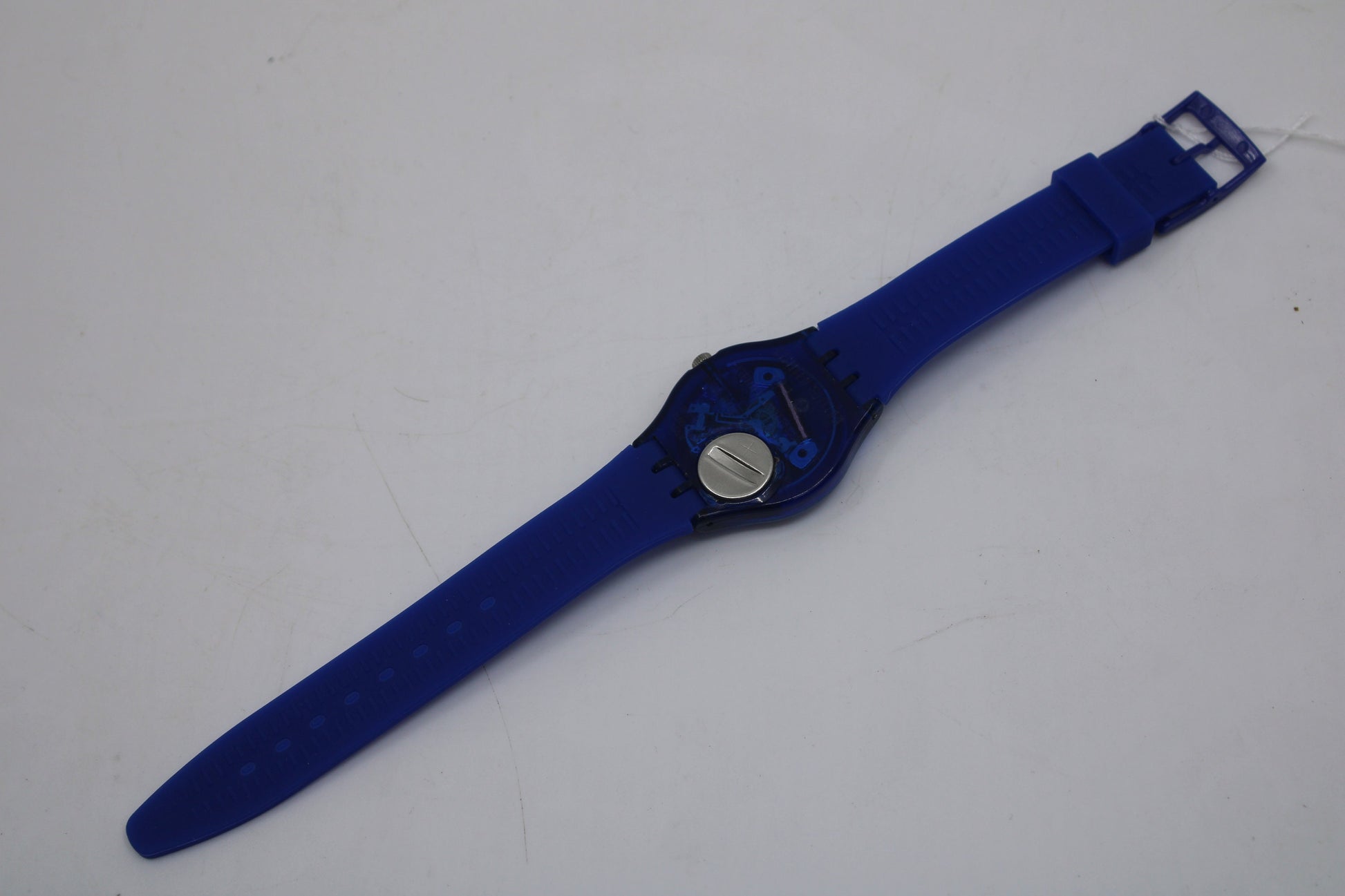 1997 Vintage Gents Swatch 'Moonchild' GN173, in good, used and wearable condition, working 100% NON-Original Strap