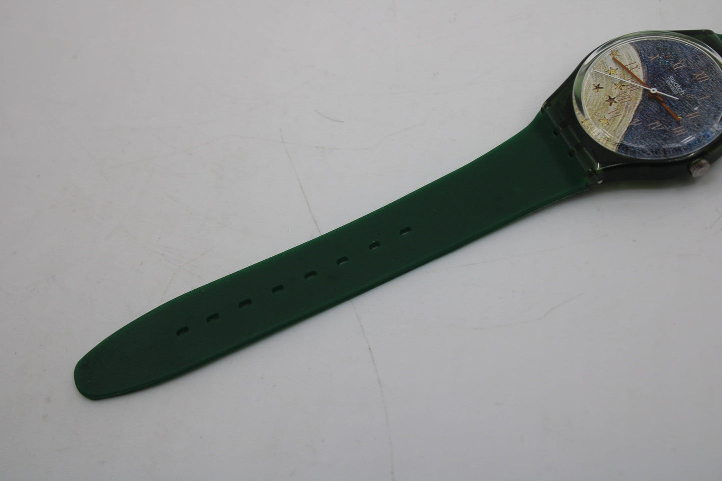1993, Vintage Gents Swatch, 'Voie Lactee', GG122, NO box, Good Condition, working 100%, NON-Original Strap