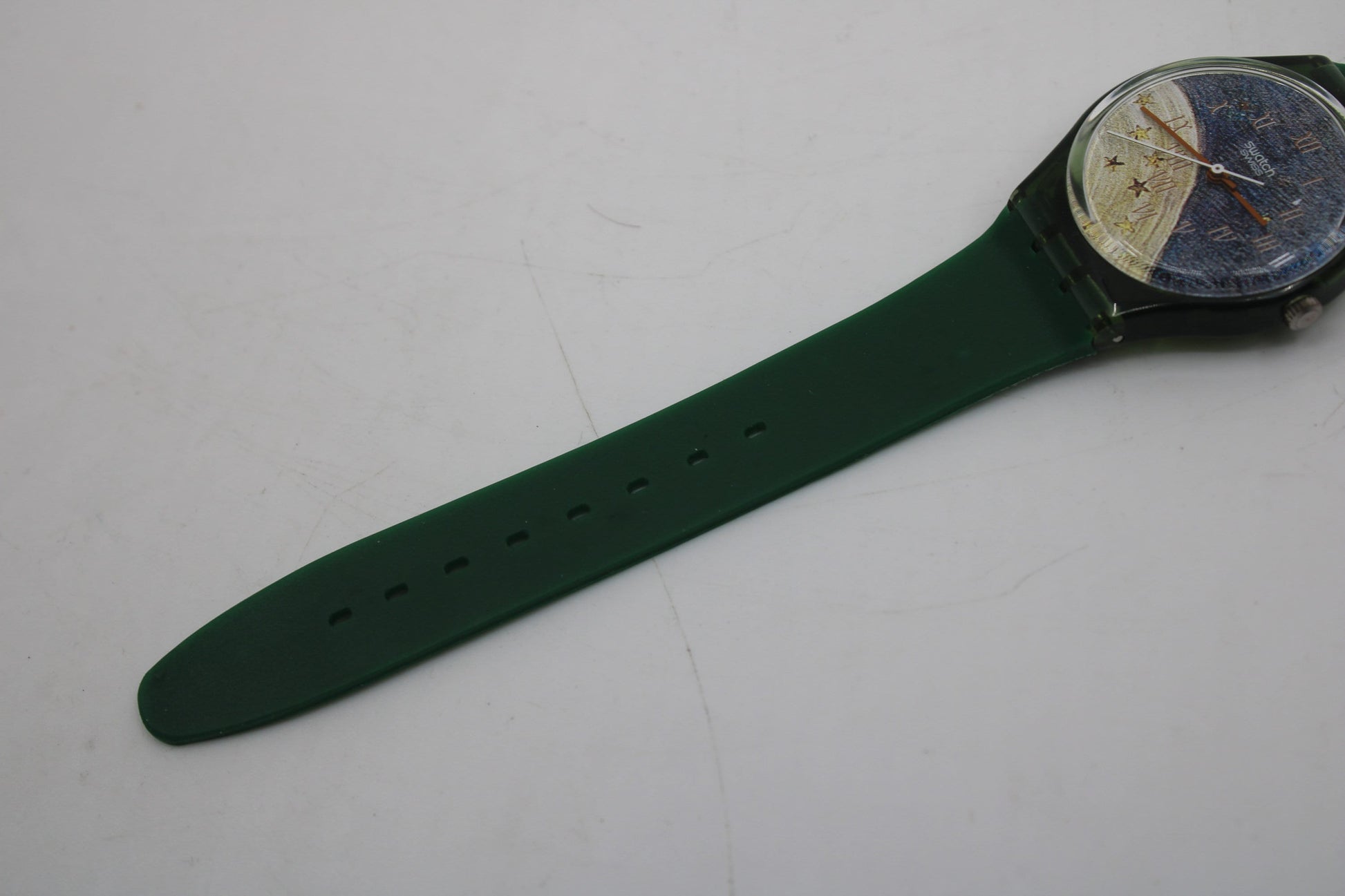 1993, Vintage Gents Swatch, 'Voie Lactee', GG122, NO box, Good Condition, working 100%, NON-Original Strap