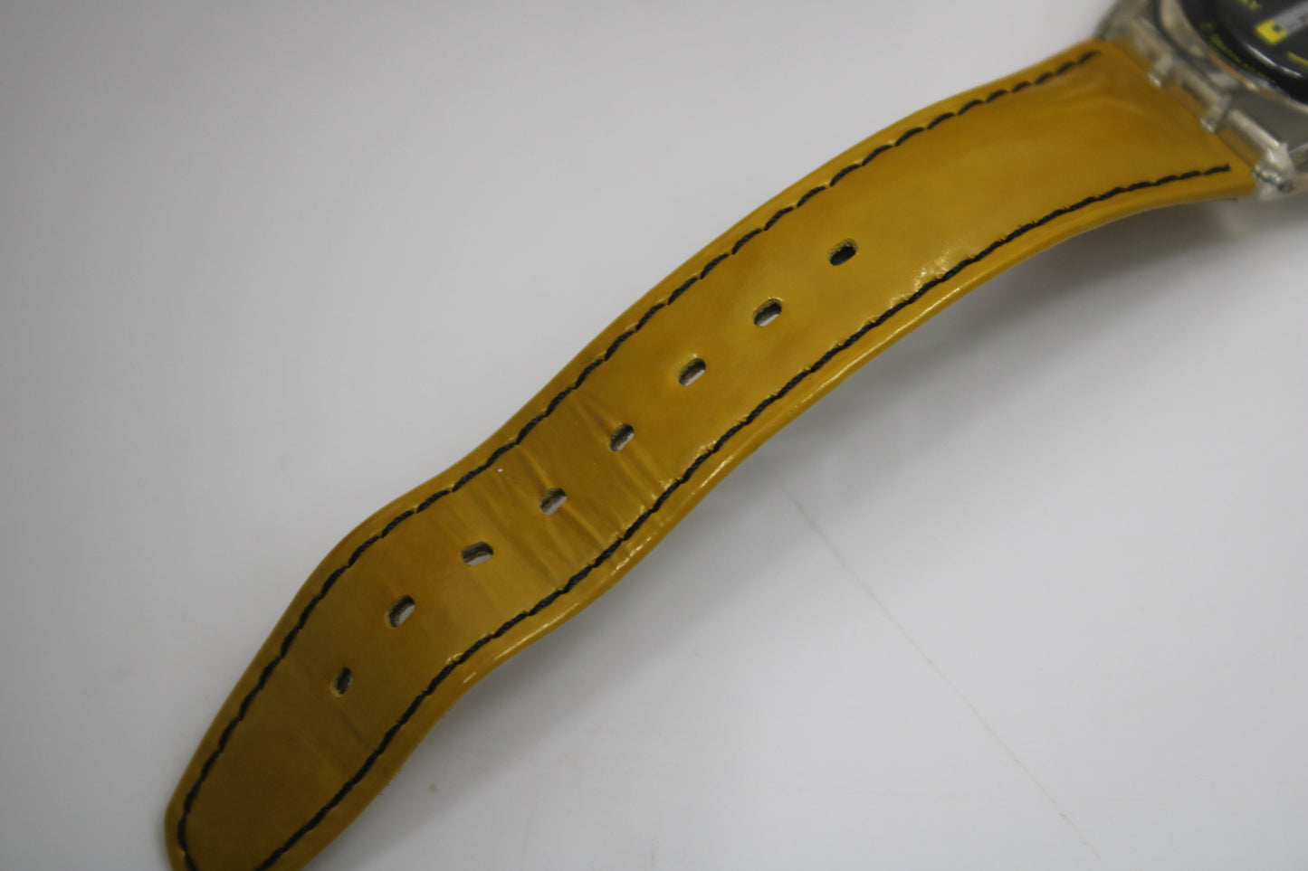 1995, Vintage Gents Swatch, 'Canard Laquer', GK714, NO box, Good Condition, working 100%, Original Strap
