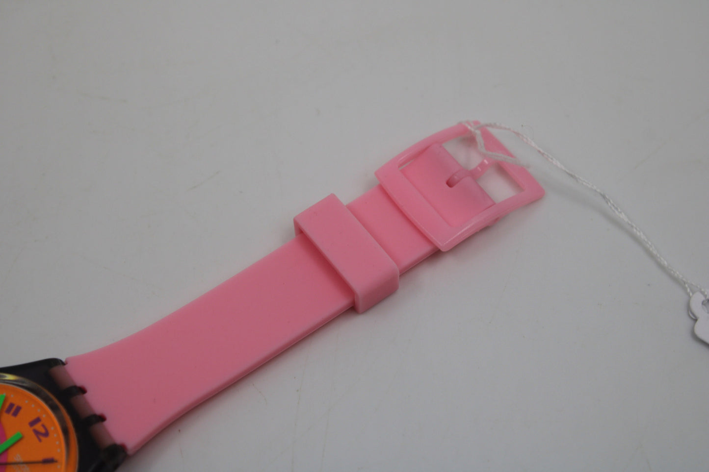 1993, Vintage Gents Swatch, 'Fluo Seal', GV700, NO box, Good Condition, working 100%, NON-Original Strap