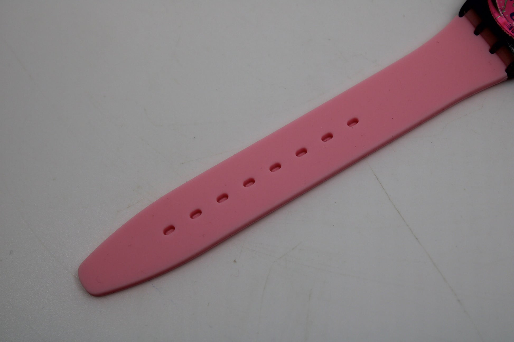 1993, Vintage Gents Swatch, 'Fluo Seal', GV700, NO box, Good Condition, working 100%, NON-Original Strap