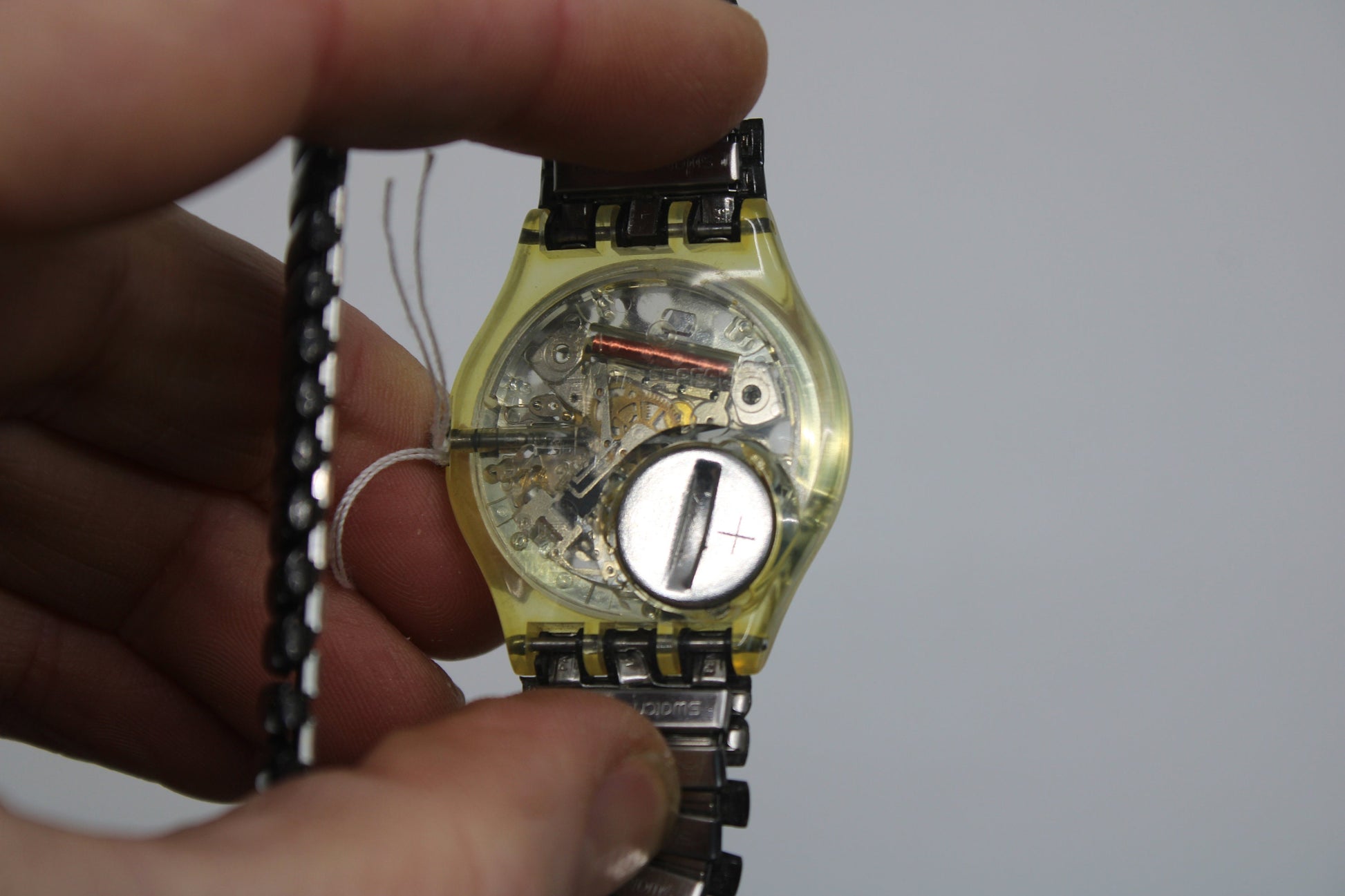 1993, Vintage Gents Swatch, 'Flake', GK165 / GK166, NO box, Good Condition, working 100%, Original Strap