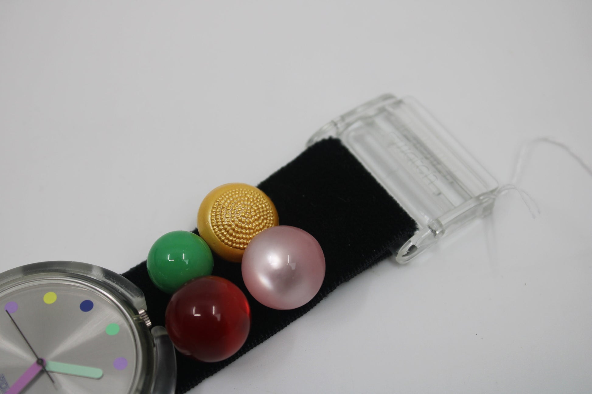 1991, Very Early PopSwatch, X-mas special, 'Bottone', PWK153, NEW OLD STOCK, Never Used, New Battery, Working 100%