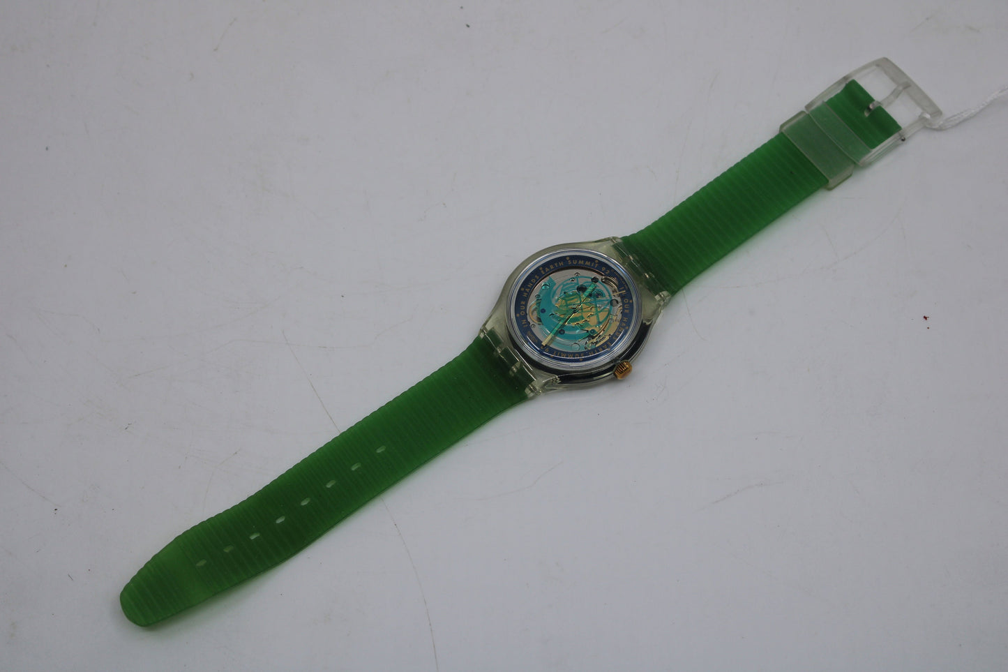 1992 'Time to Move' Vintage Gents Automatic Swatch SAK102, NO box, MINT condition, ORIGINAL strap
