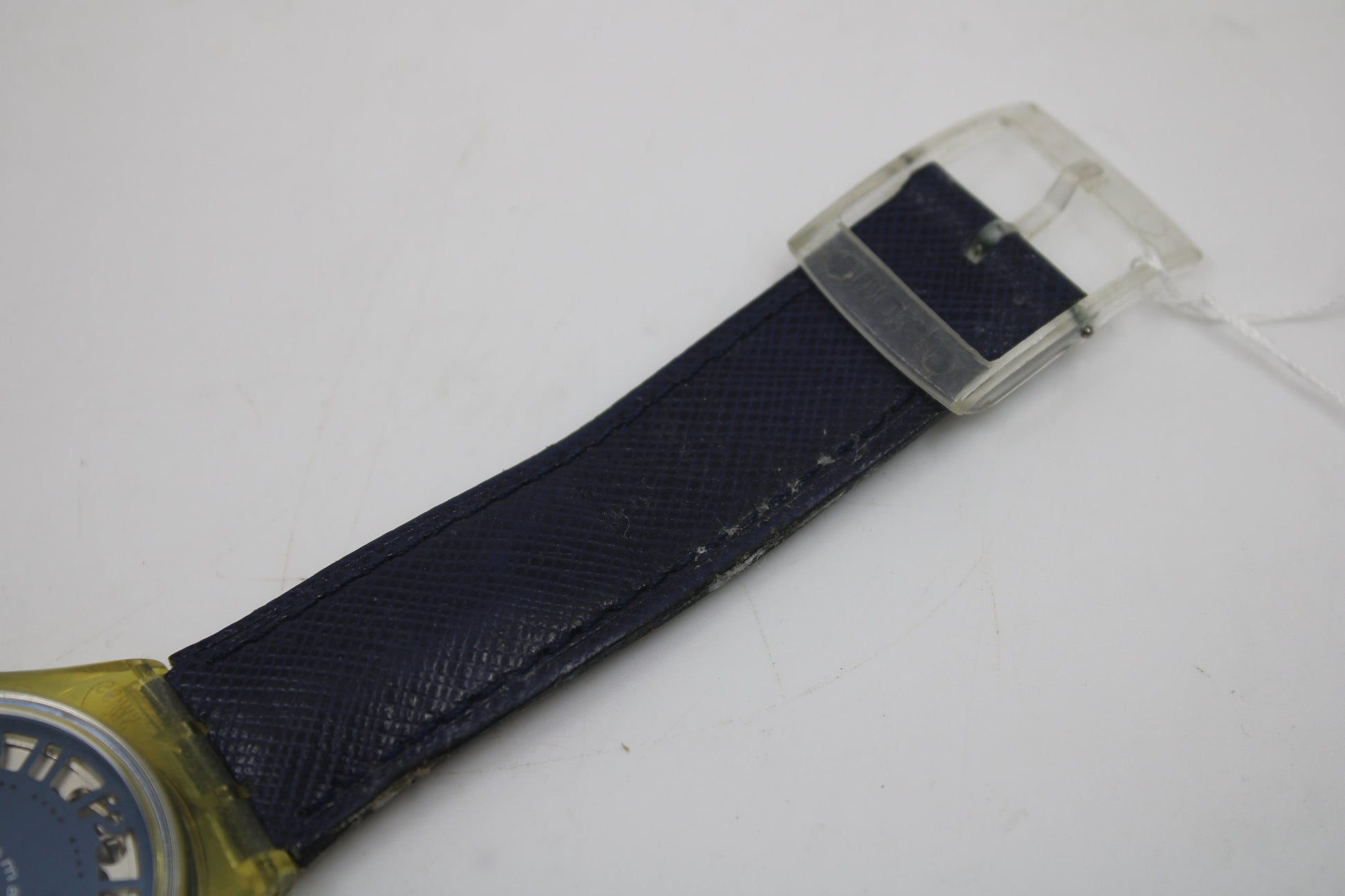 1992 'Montenapoleone' Vintage Gents Automatic Swatch SAK103, NO box, nice, used condition, original, leather strap