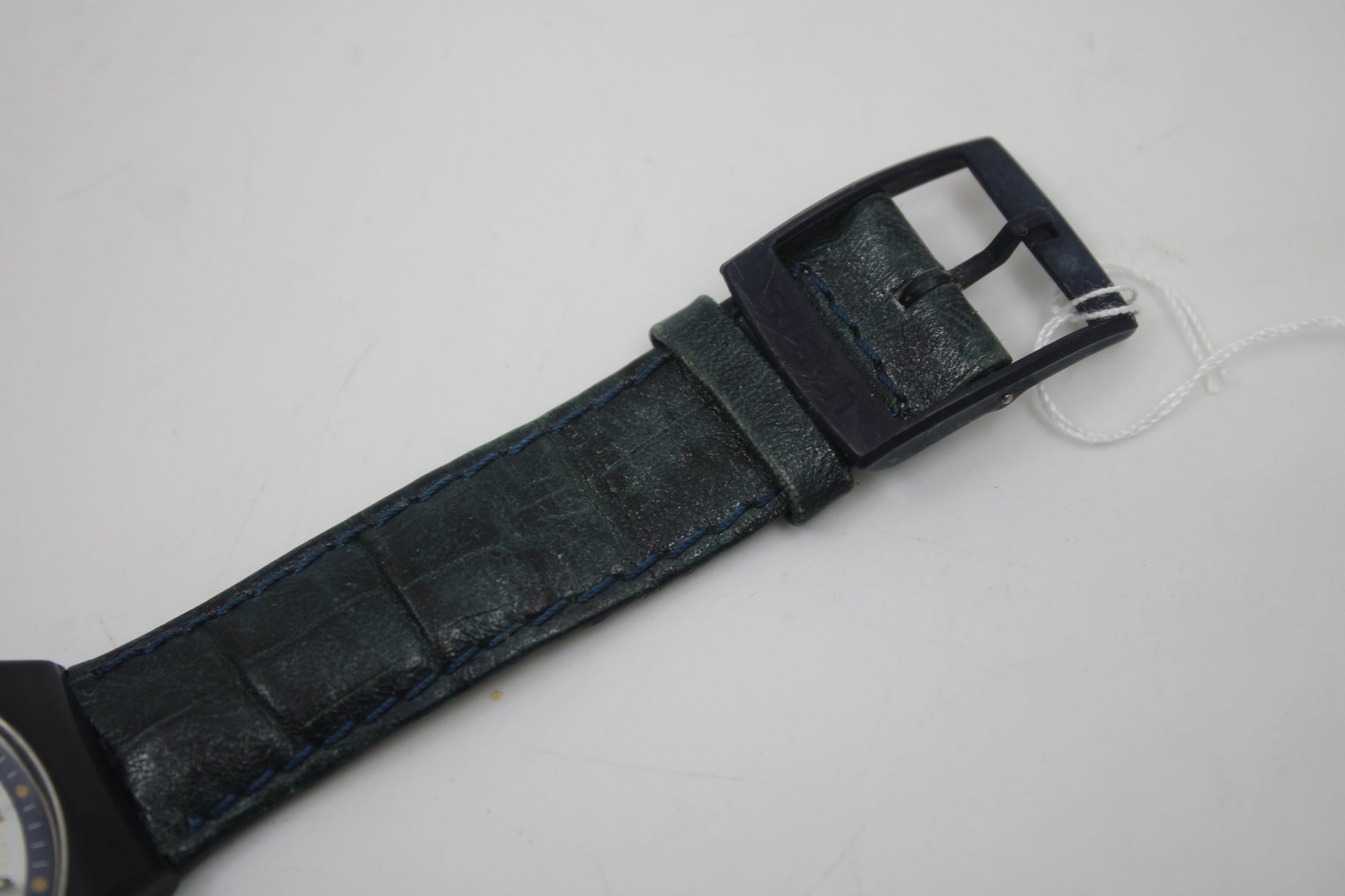 1992 Vintage Swatch Chrono 'Timeless' SCN104, in a used condition, working 100%, NON-original strap