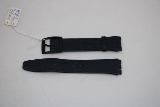 Vintage Used Swatch 17mm Leather Strap for GX116, 'Johnny Guitar' Gents 1990, Gents, New Old Stock