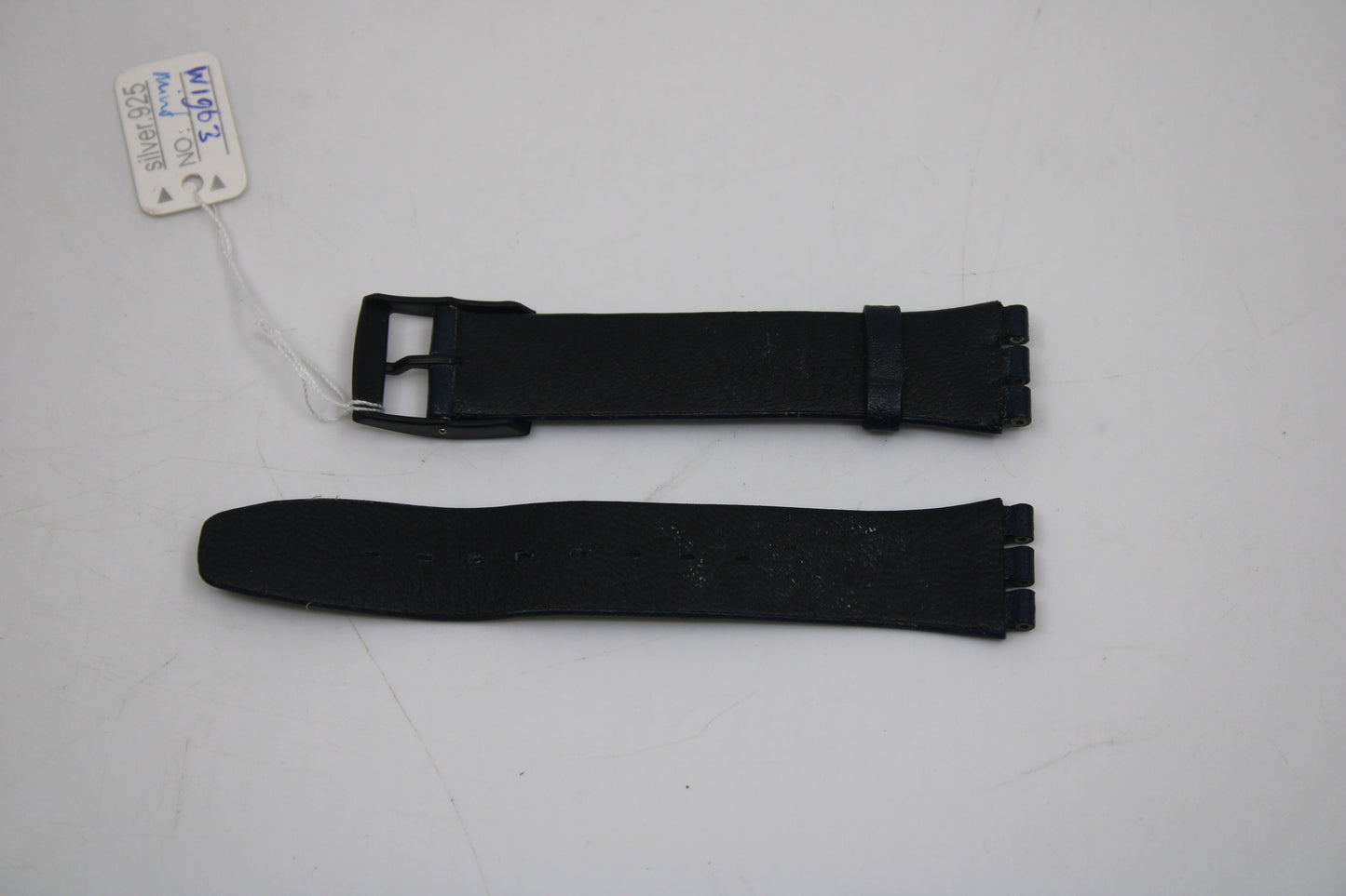 Vintage Used Swatch 17mm Leather Strap for GX116, 'Johnny Guitar' Gents 1990, Gents, New Old Stock