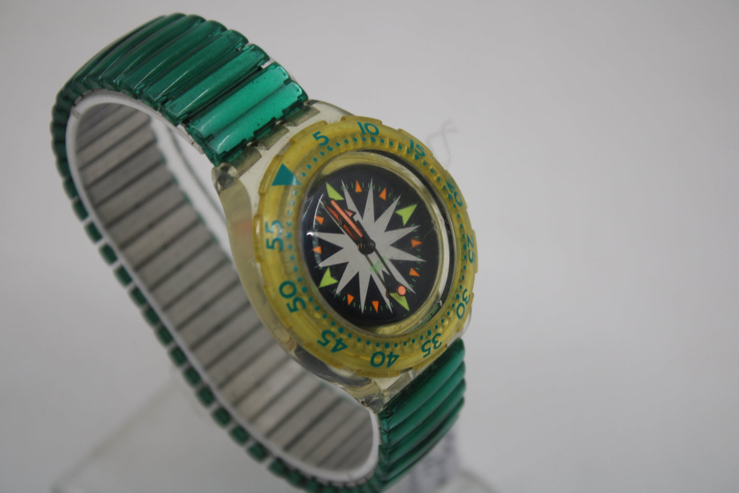 1993 Early Vintage Swatch Scuba 'Mint Drops' SDK108/109, Good, Used Condition, working 100%, Original strap