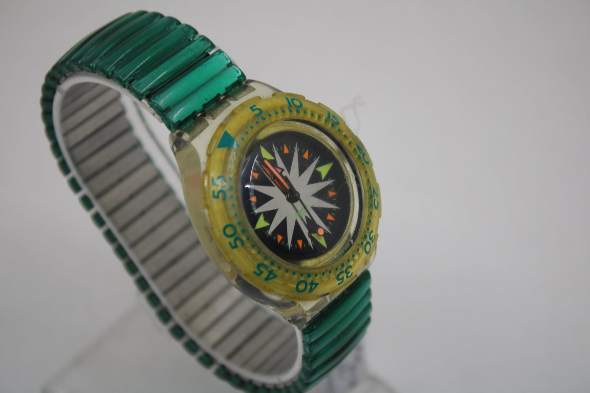 1993 Early Vintage Swatch Scuba 'Mint Drops' SDK108/109, Good, Used Condition, working 100%, Original strap