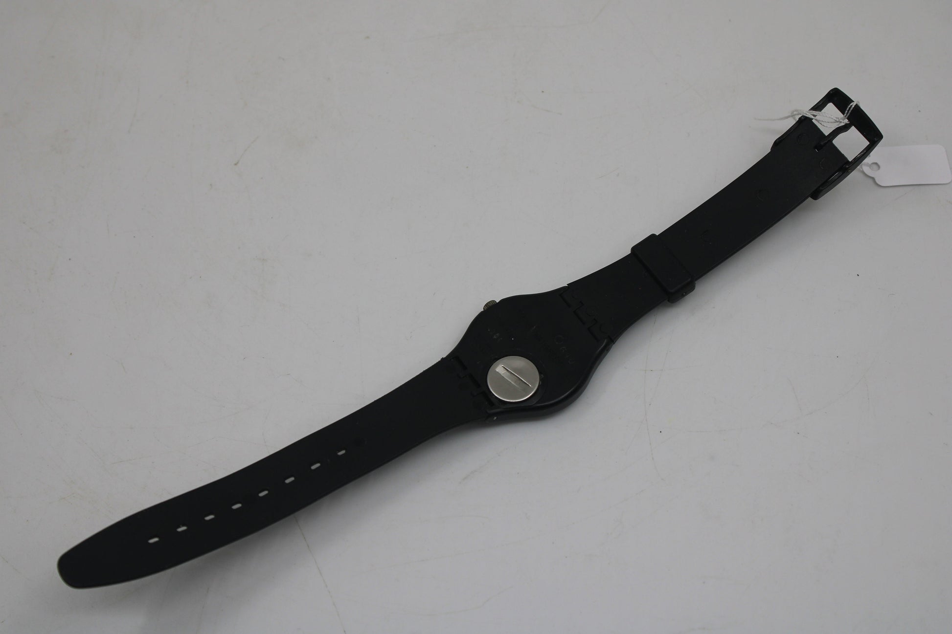 1986, Swatch, Gents, 'Soto', GB109, VERY Nice Condition, 100% working, CRACKED crystal