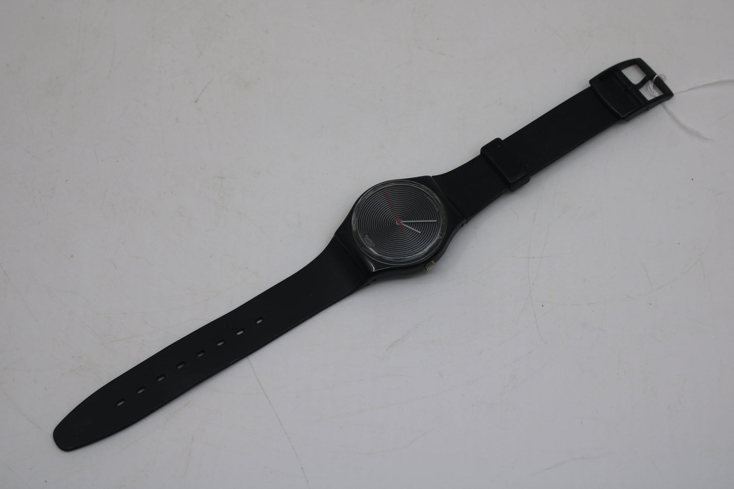 1986, Swatch, Gents, 'Soto', GB109, VERY Nice Condition, 100% working, CRACKED crystal